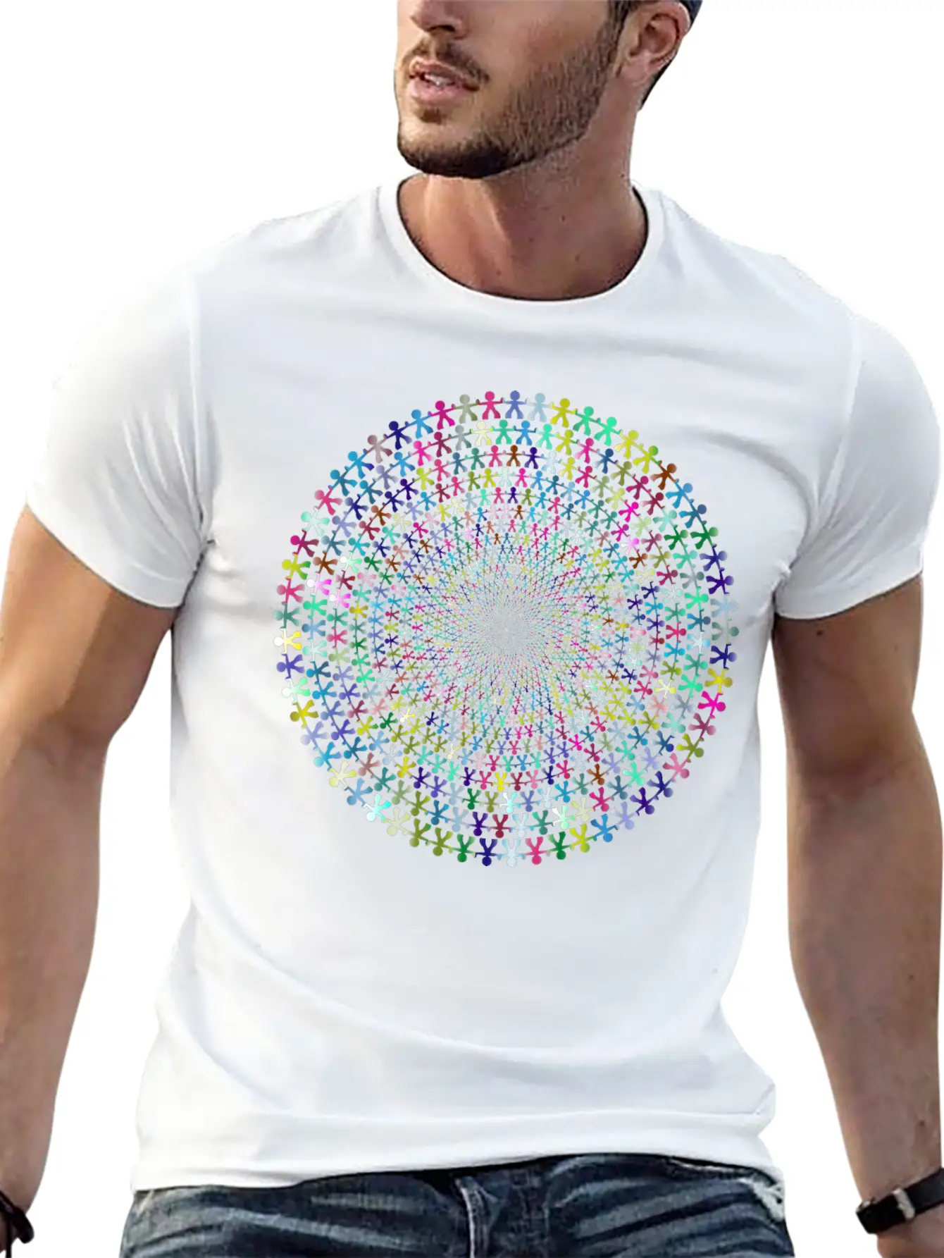 MultiCultural Cooperation Vortex 3 Stylish Everyday T-Shirt – Unisex Basic Cotton Tee