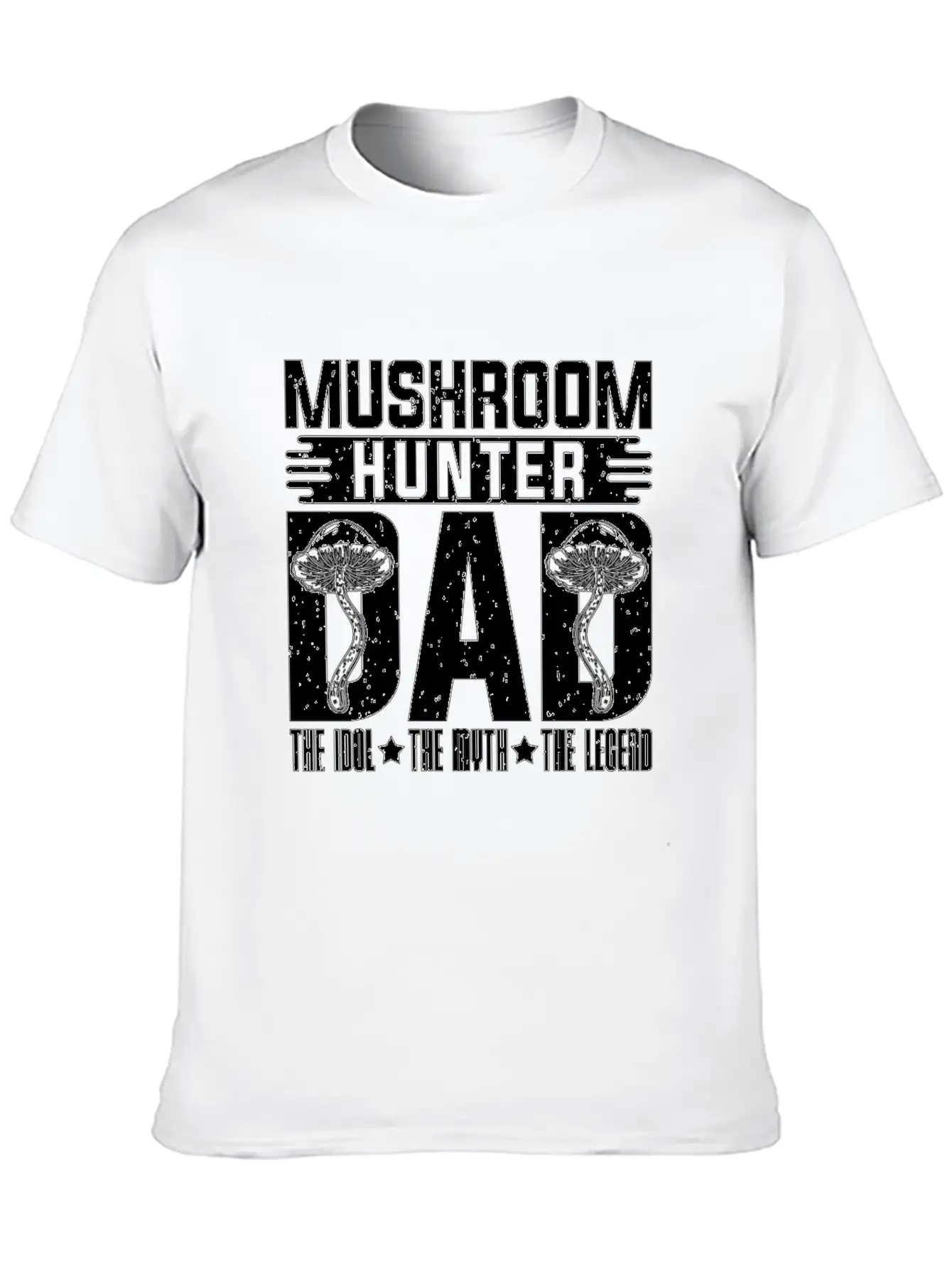 Mushroom Hunter Dad The Idol The Mushroom Picker Unisex Cotton Tee – Relaxed Fit For Any Occasion
