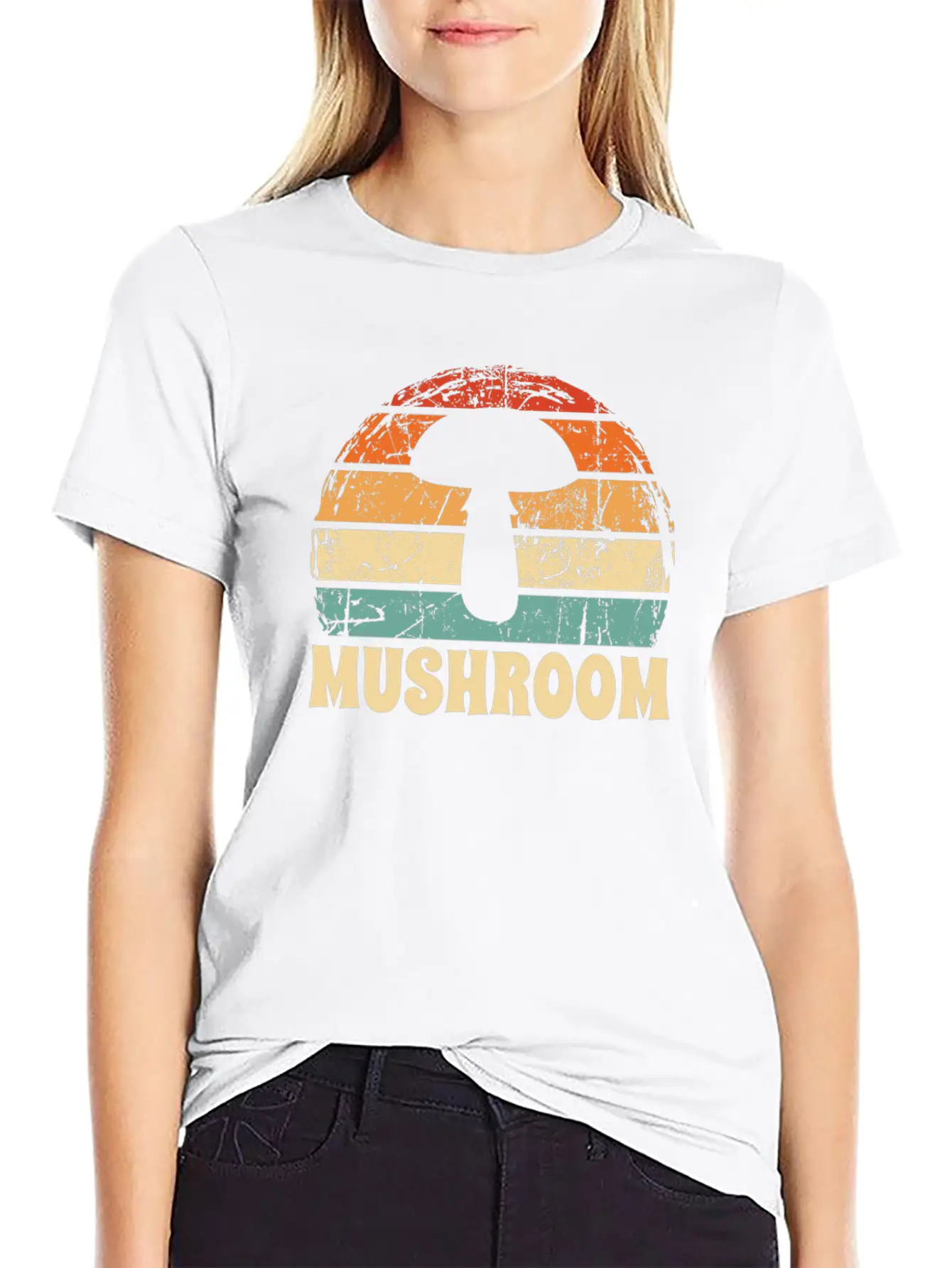 Mushroom Stylish Everyday T-Shirt – Unisex Basic Cotton Tee