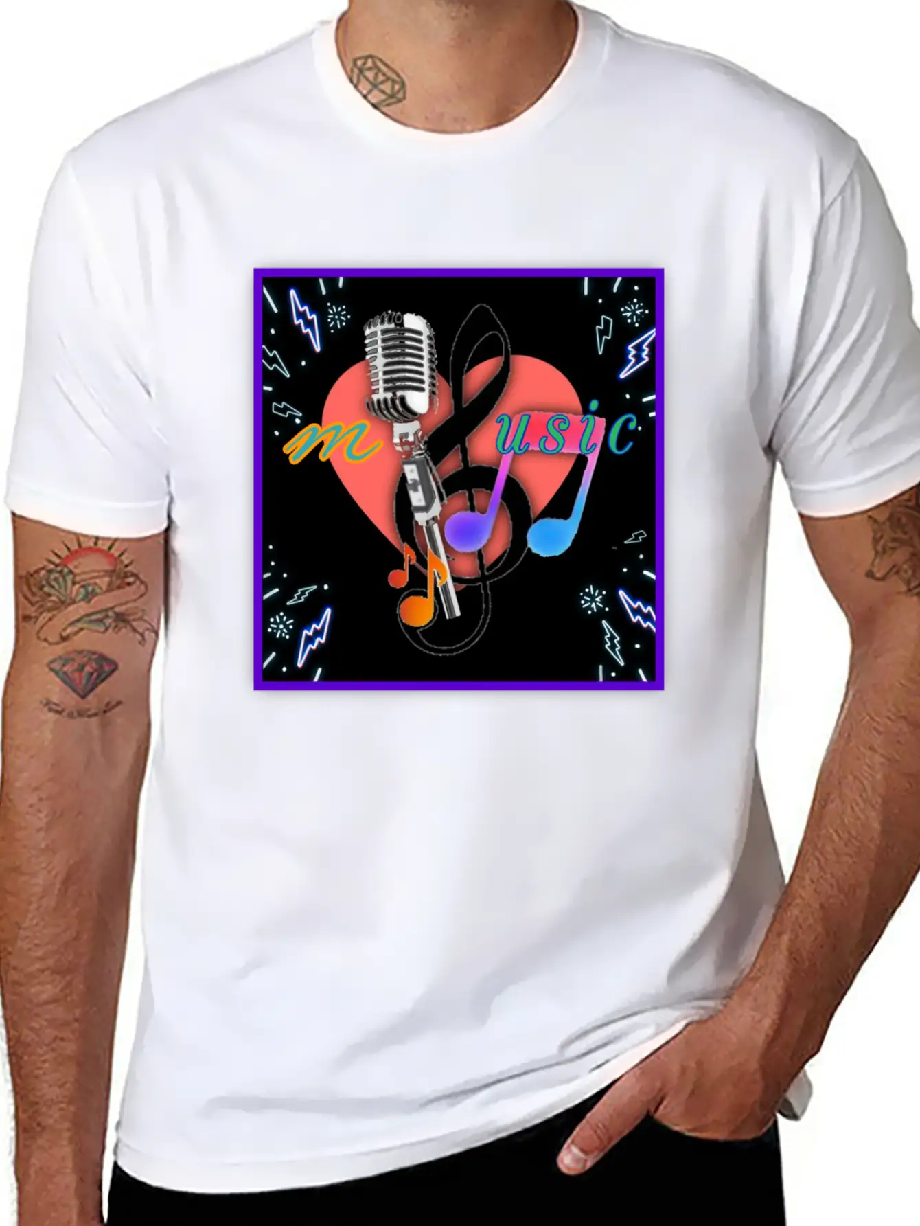 Music Art Stylish Everyday T-Shirt – Unisex Basic Cotton Tee