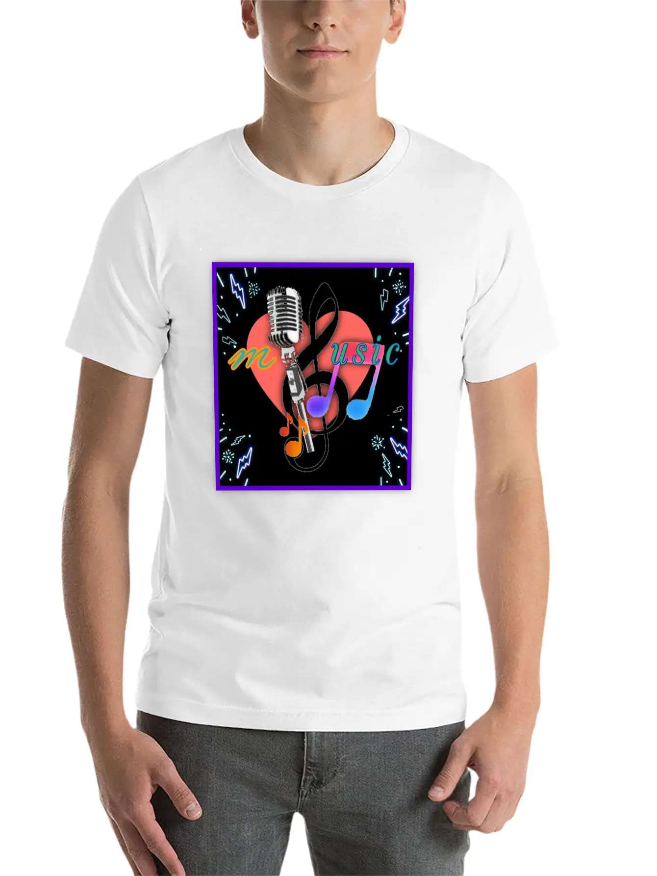 Music Art Stylish Everyday T-Shirt – Unisex Basic Cotton Tee
