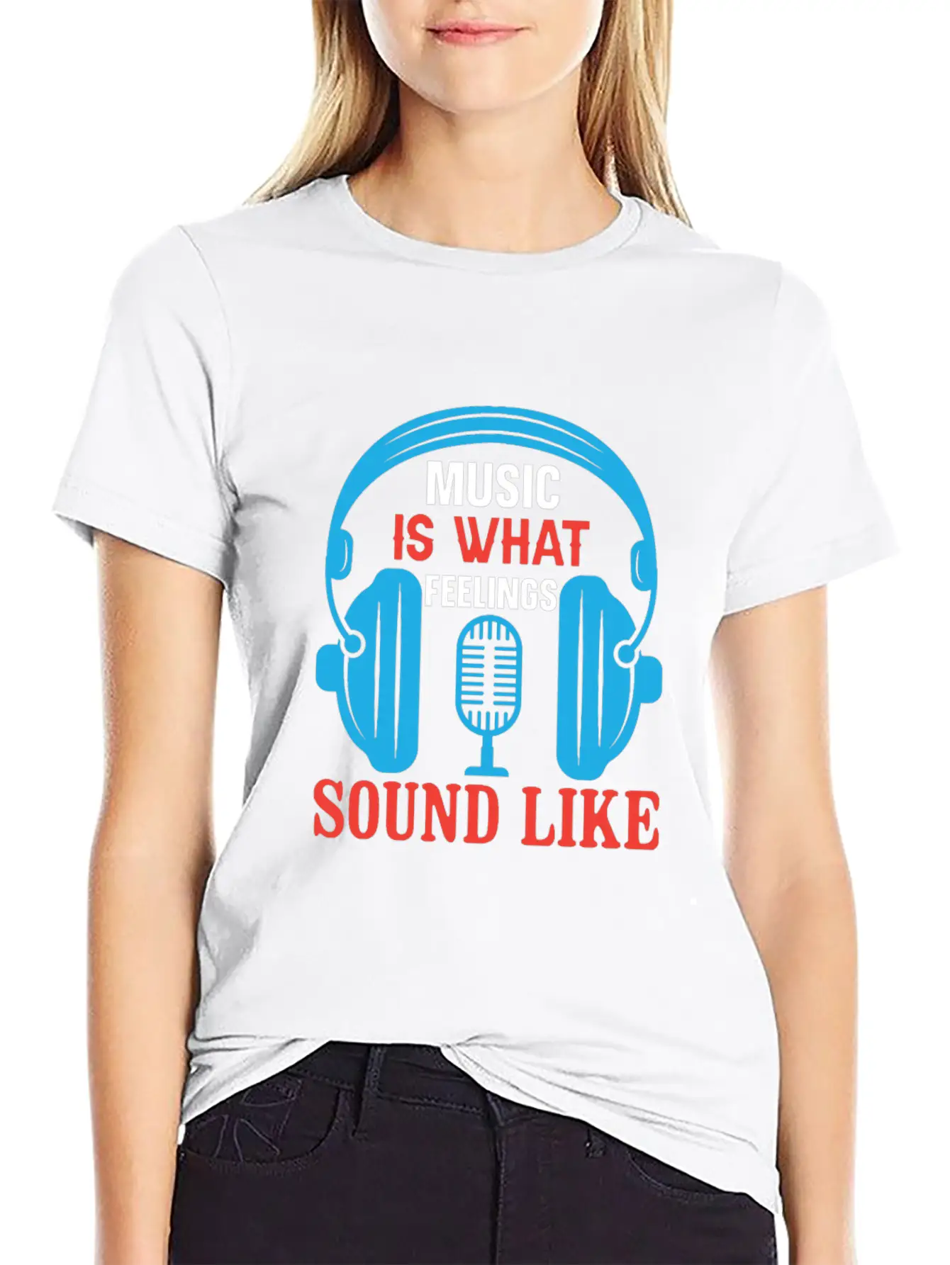 Music Is Feelings Classic Cotton Tee – Unisex Comfort For Any Season