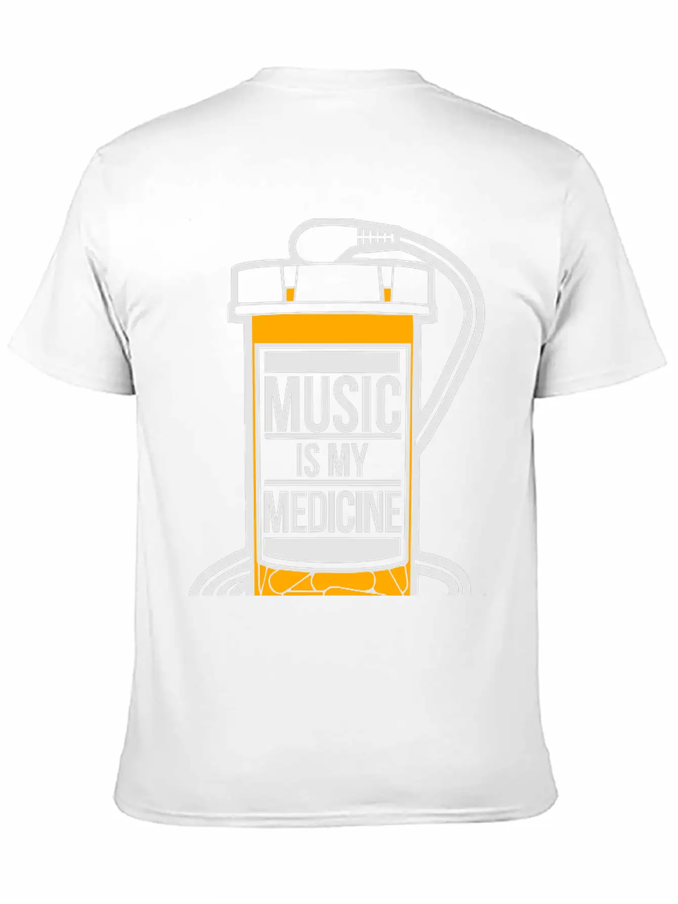 Music Is My Medicine Basic Graphic T-Shirt – Daily Comfort In Soft Cotton