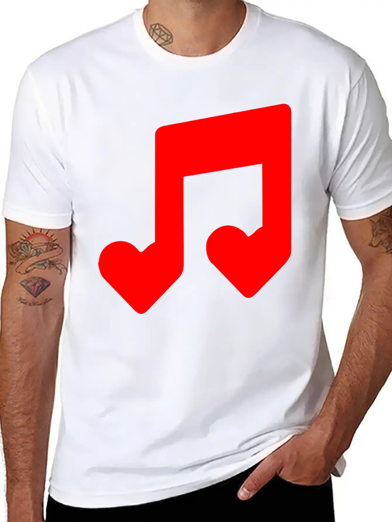 Music Love Passion Basic Graphic T-Shirt – Daily Comfort In Soft Cotton