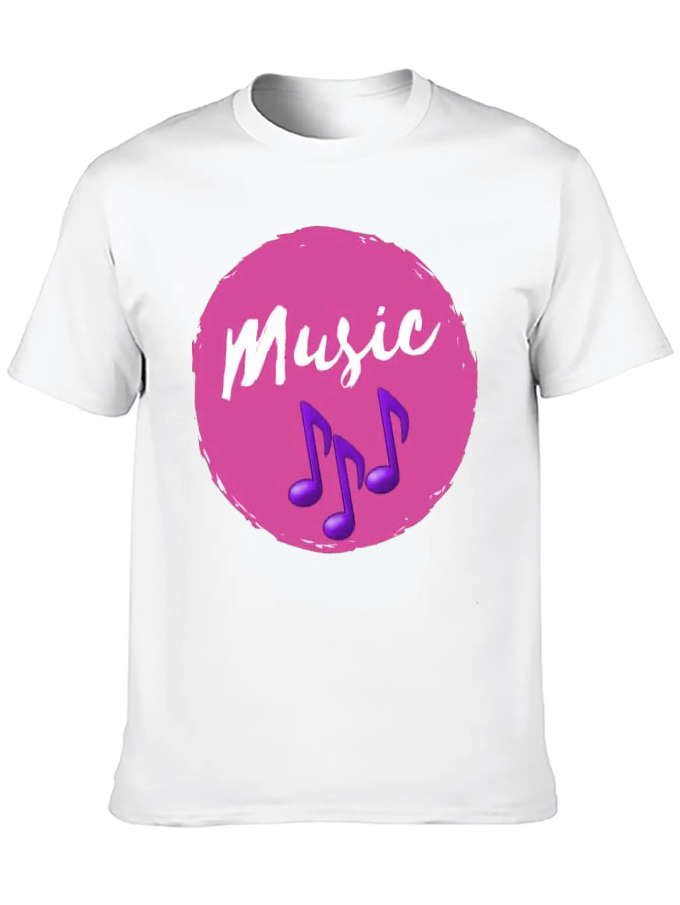 Music Lovers Lightweight Cotton T-Shirt – Daily Comfort Graphic Shirt