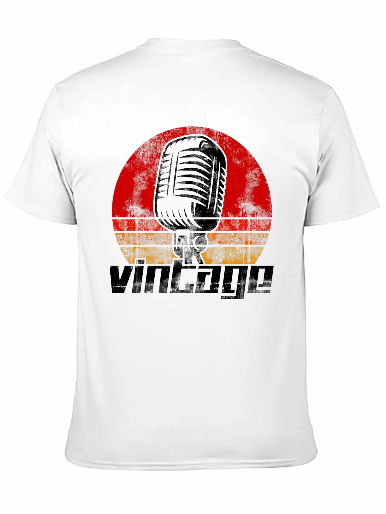 Music Microphone Stylish Everyday T-Shirt – Unisex Basic Cotton Tee