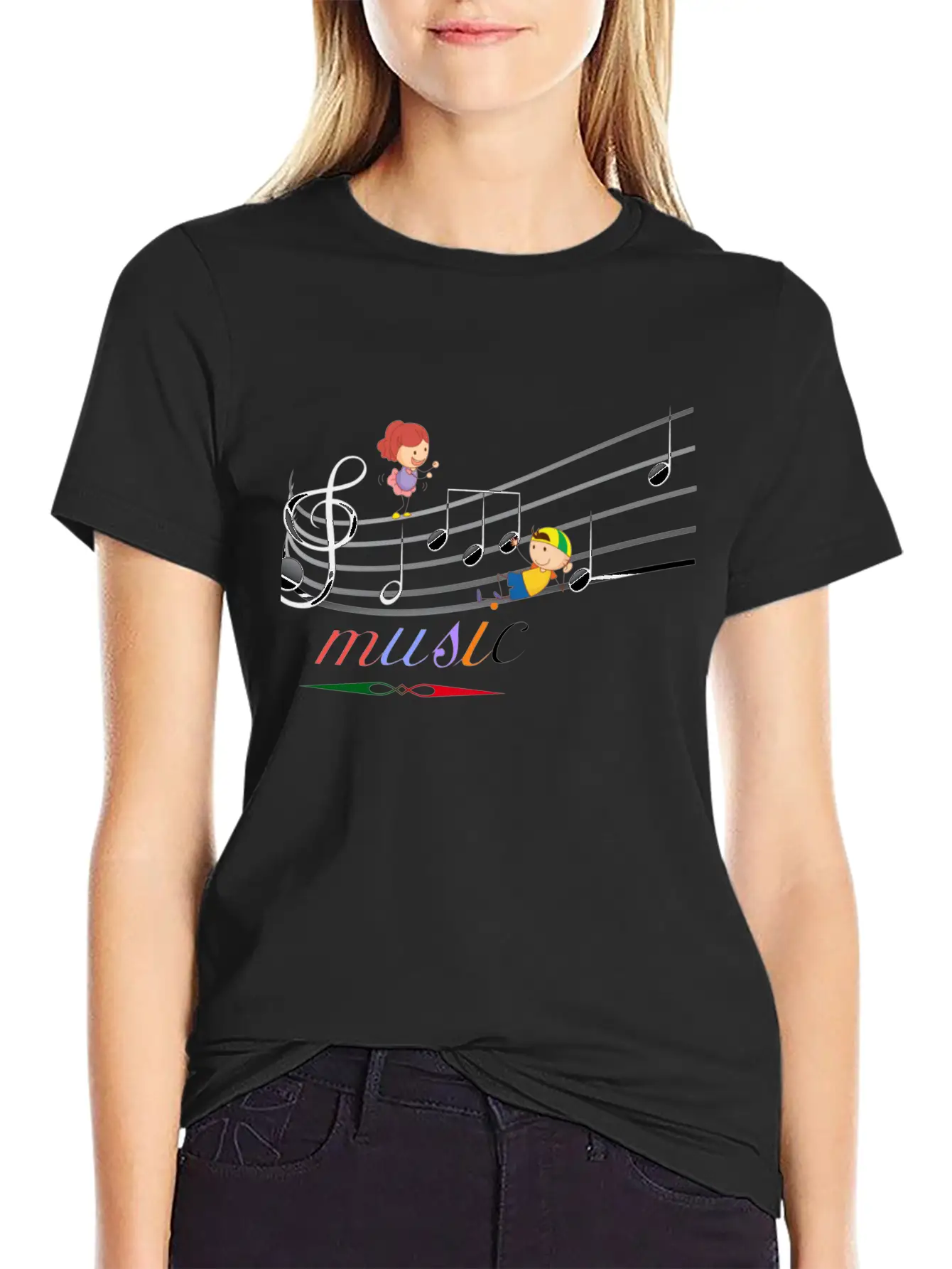 Music Relaxed Everyday Tee – Lightweight And Durable Cotton