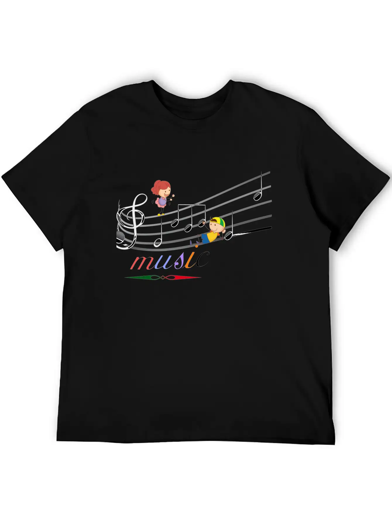 Music Relaxed Everyday Tee – Lightweight And Durable Cotton