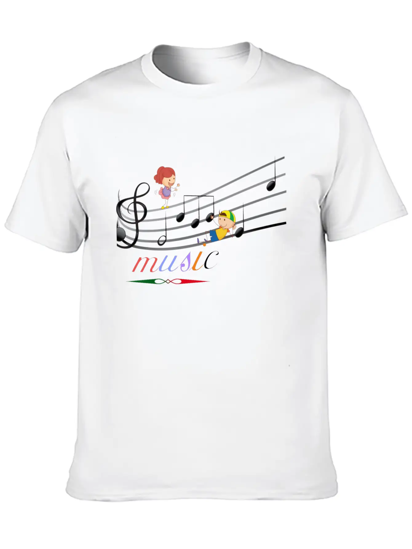 Music Relaxed Everyday Tee – Lightweight And Durable Cotton
