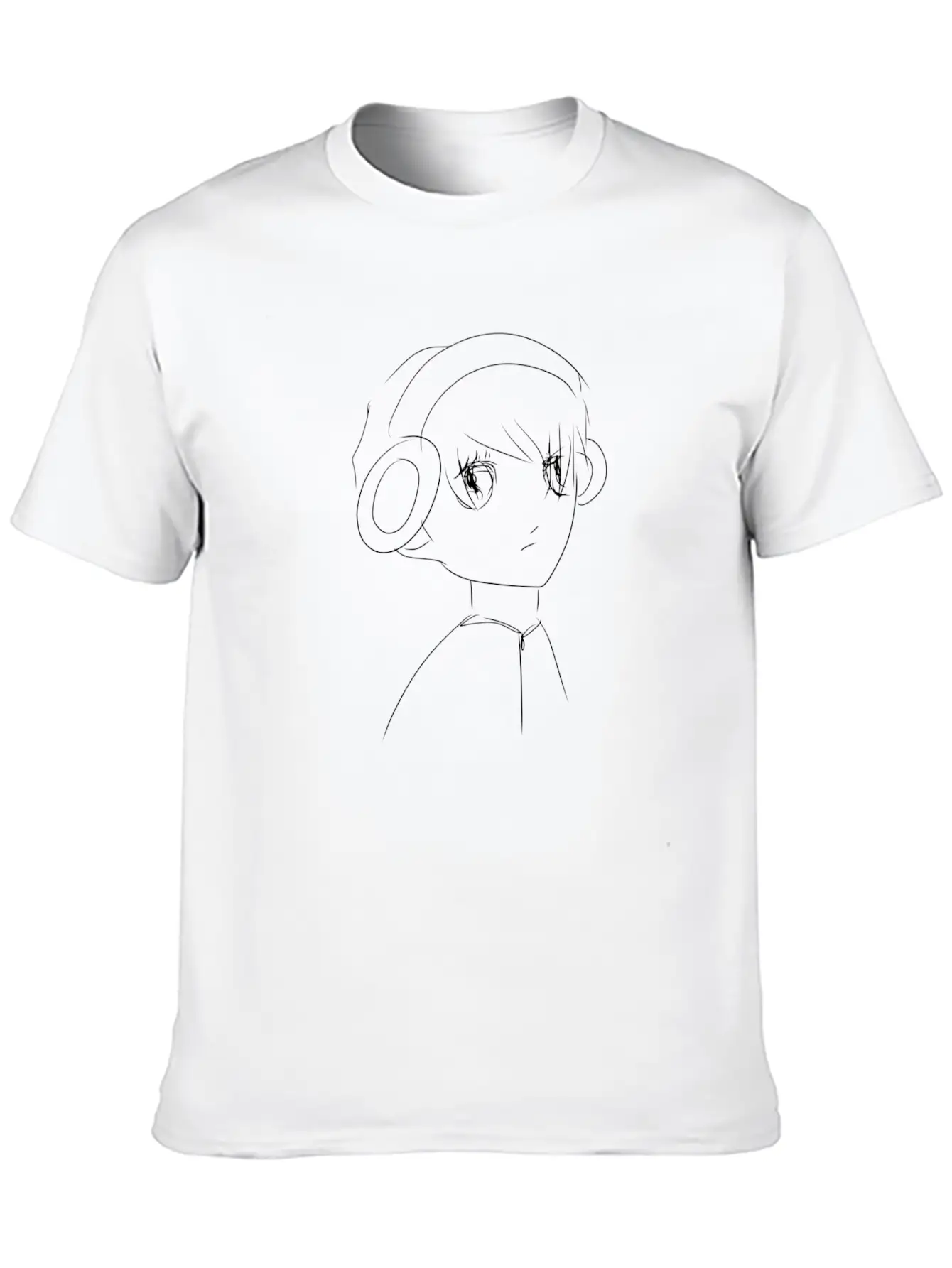 Music Sound Headphones Basic Graphic T-Shirt – Daily Comfort In Soft Cotton