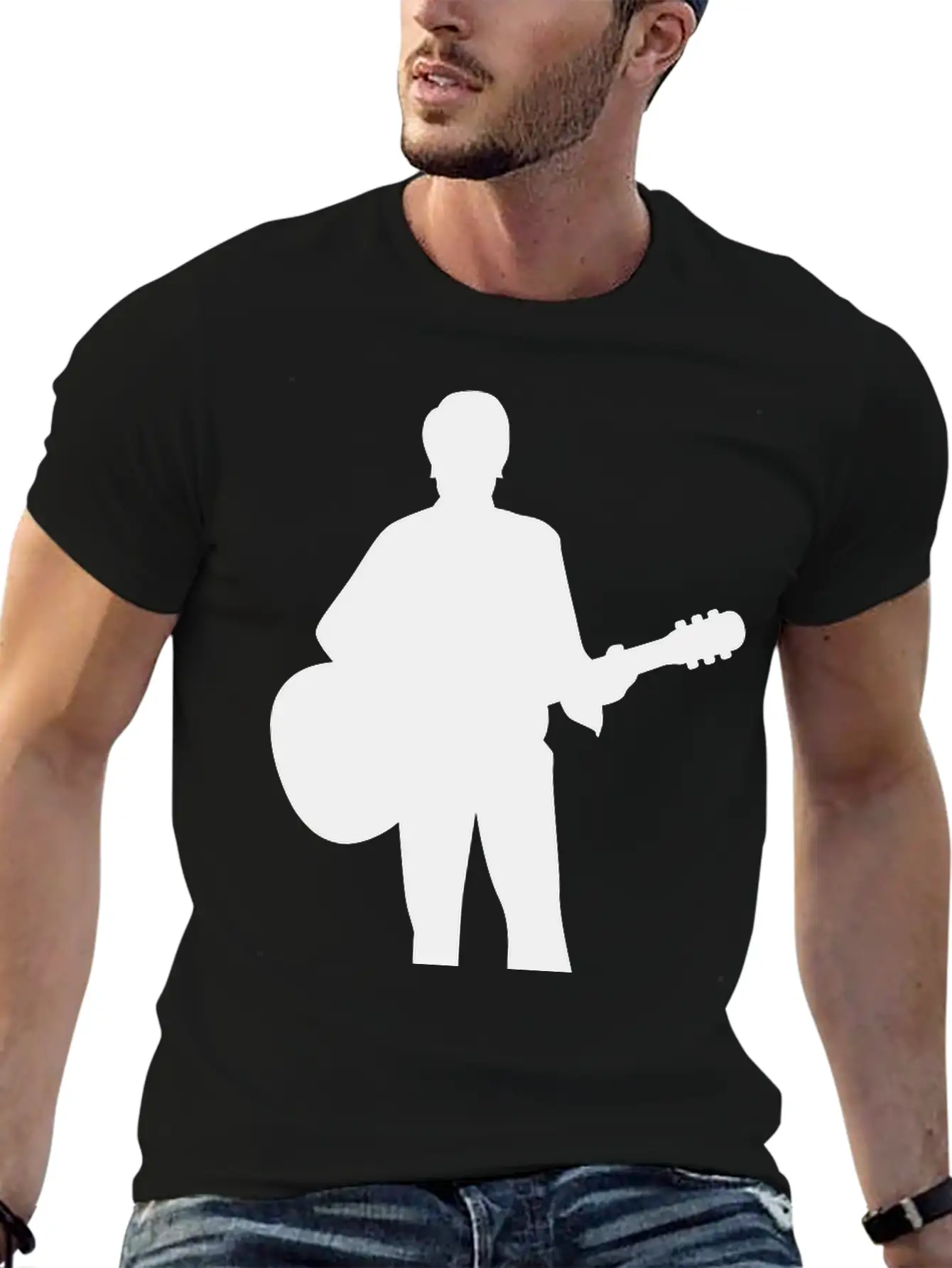 Musician Guitar Basic Graphic T-Shirt – Daily Comfort In Soft Cotton