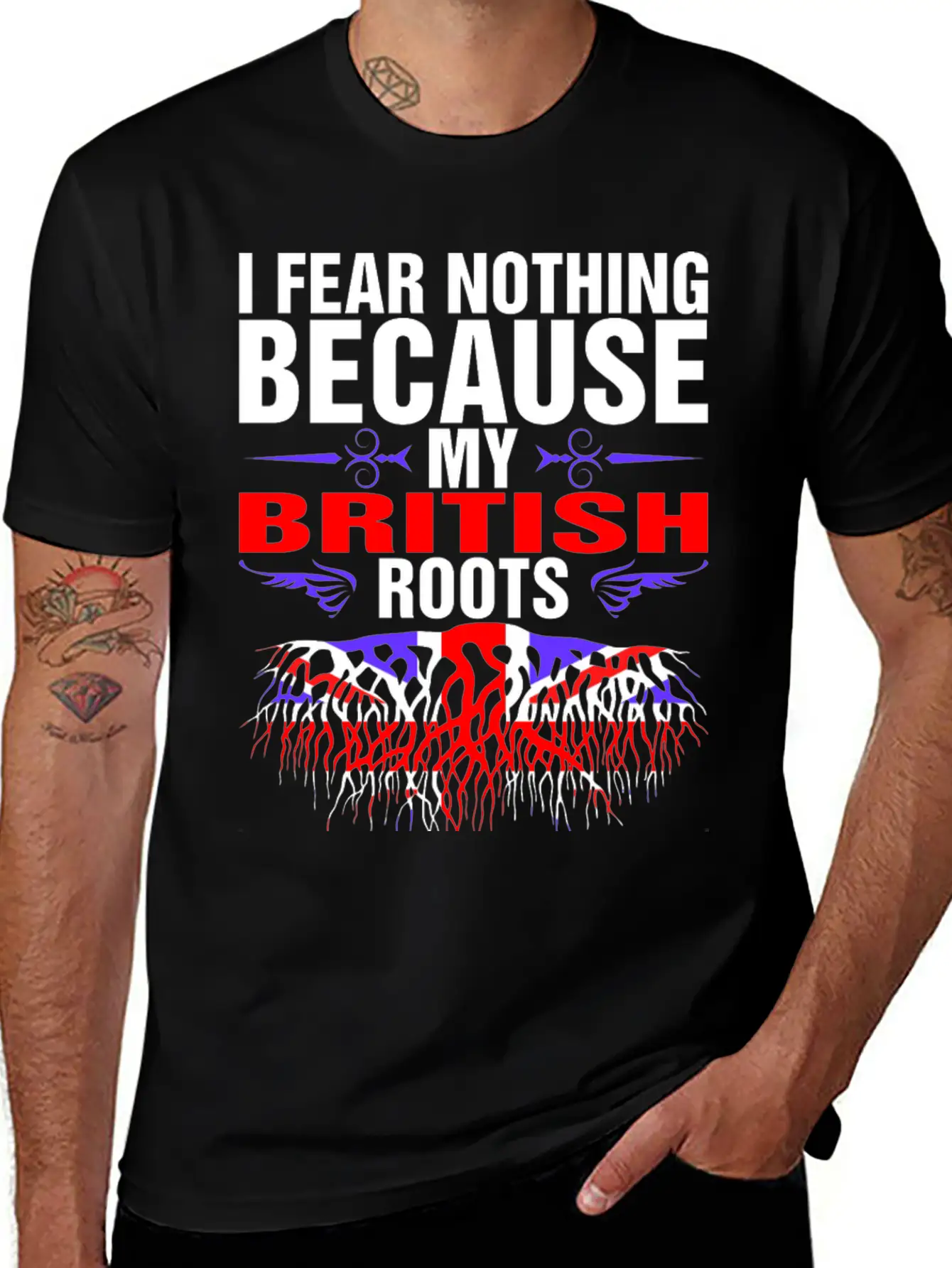 My British Roots Basic Graphic T-Shirt – Daily Comfort In Soft Cotton