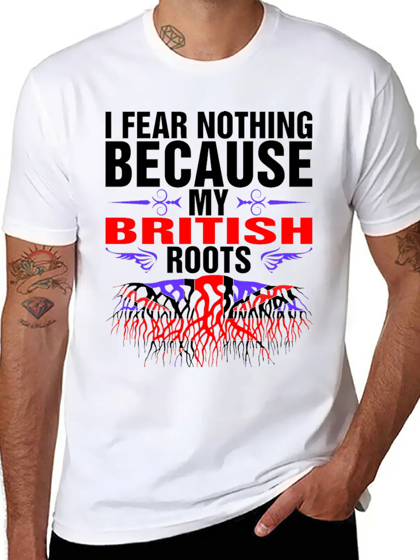 My British Roots Basic Graphic T-Shirt – Daily Comfort In Soft Cotton