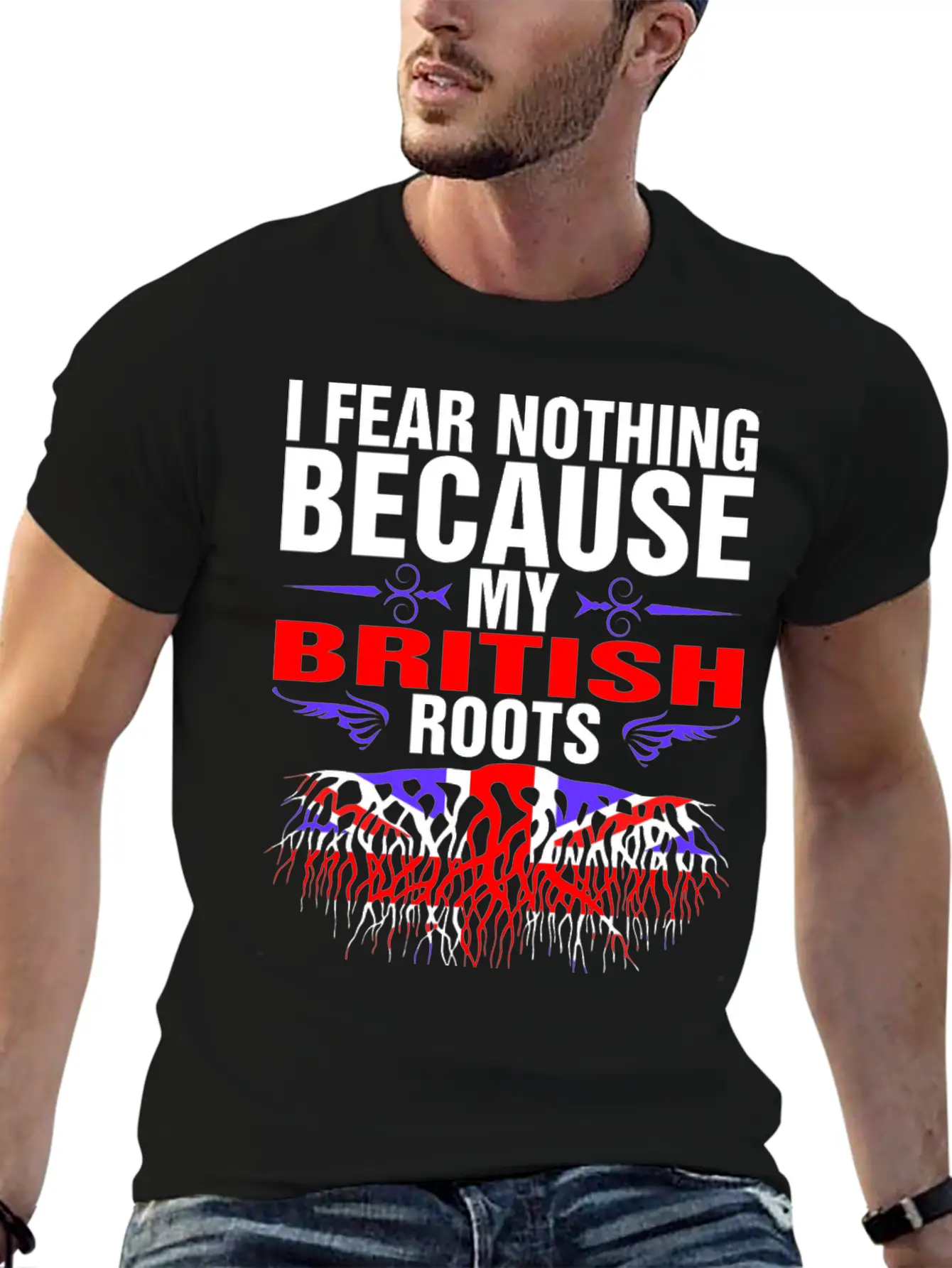 My British Roots Basic Graphic T-Shirt – Daily Comfort In Soft Cotton