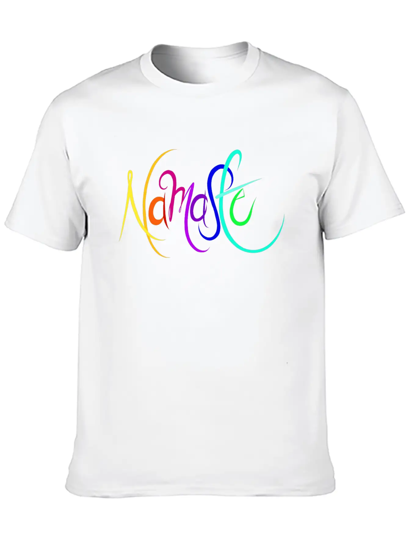 Namaste Rainbow Stylish Everyday T-Shirt – Unisex Basic Cotton Tee