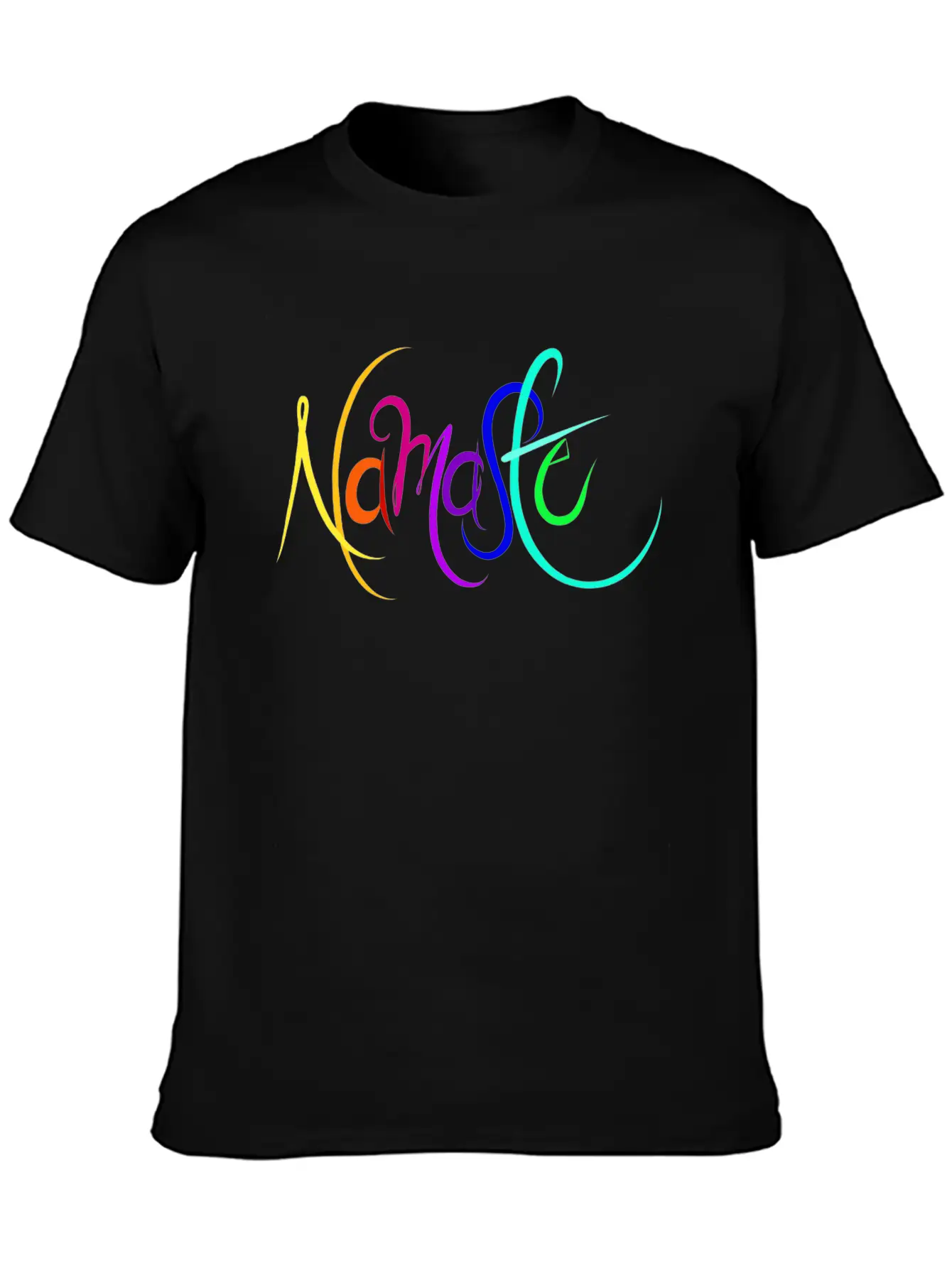 Namaste Rainbow Stylish Everyday T-Shirt – Unisex Basic Cotton Tee
