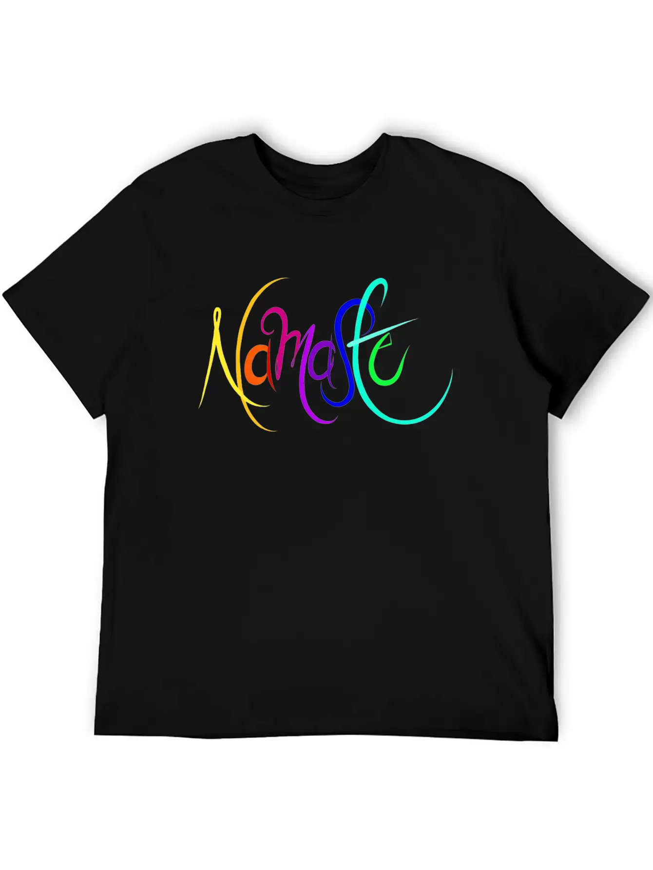 Namaste Rainbow Stylish Everyday T-Shirt – Unisex Basic Cotton Tee