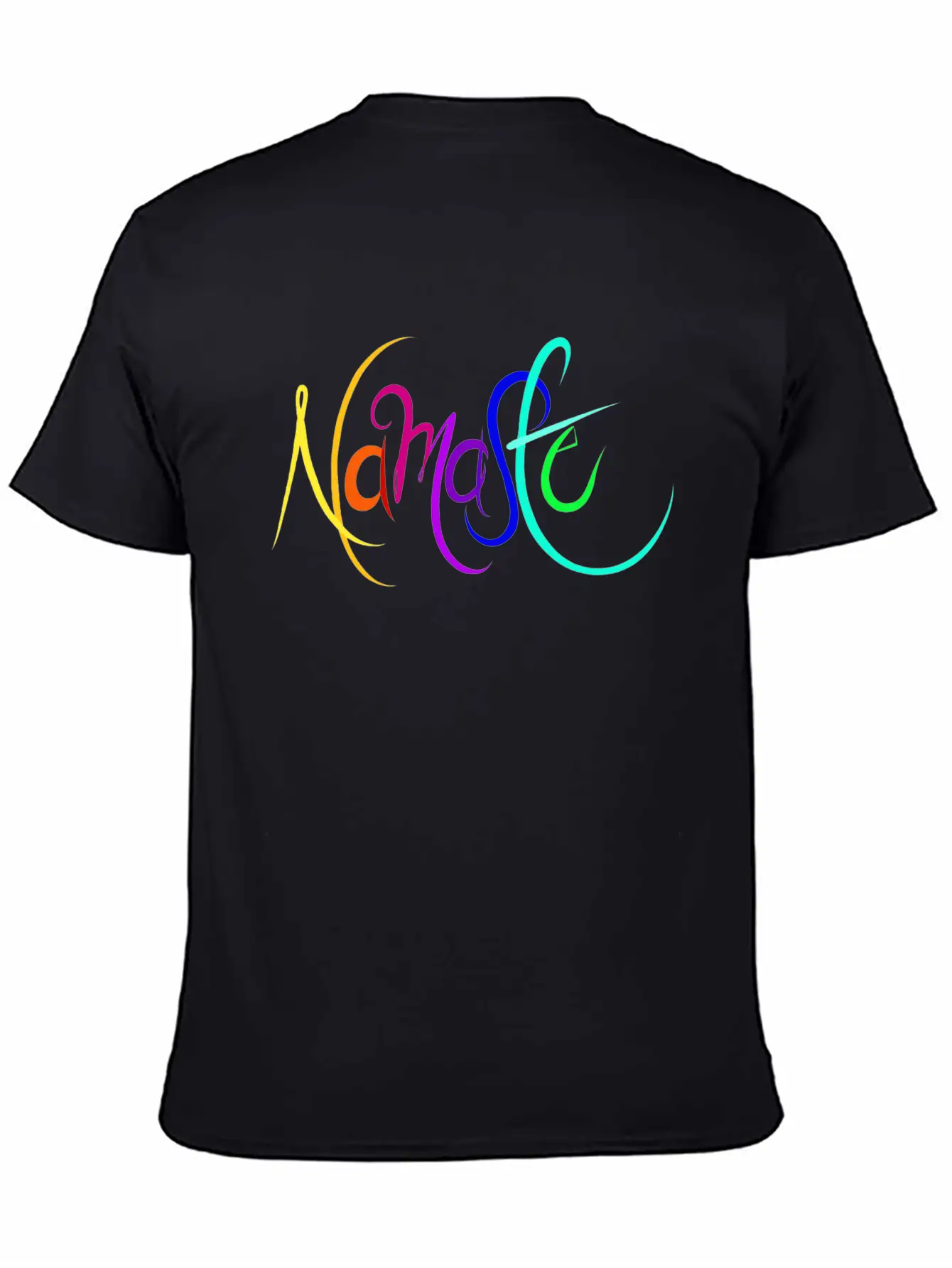 Namaste Rainbow Stylish Everyday T-Shirt – Unisex Basic Cotton Tee