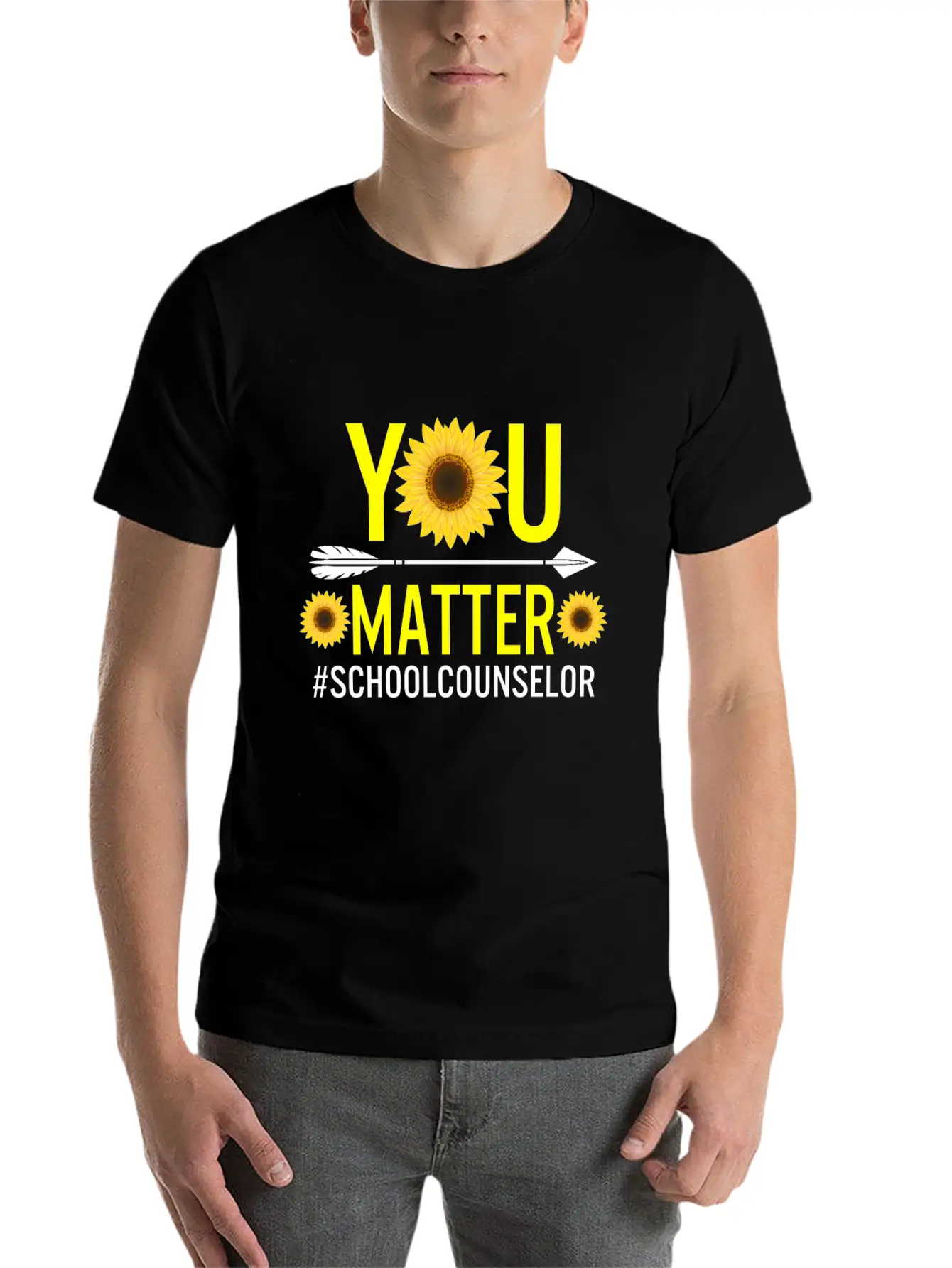 National School Counselor Week Shirt You Matter Basic Graphic T-Shirt – Daily Comfort In Soft Cotton