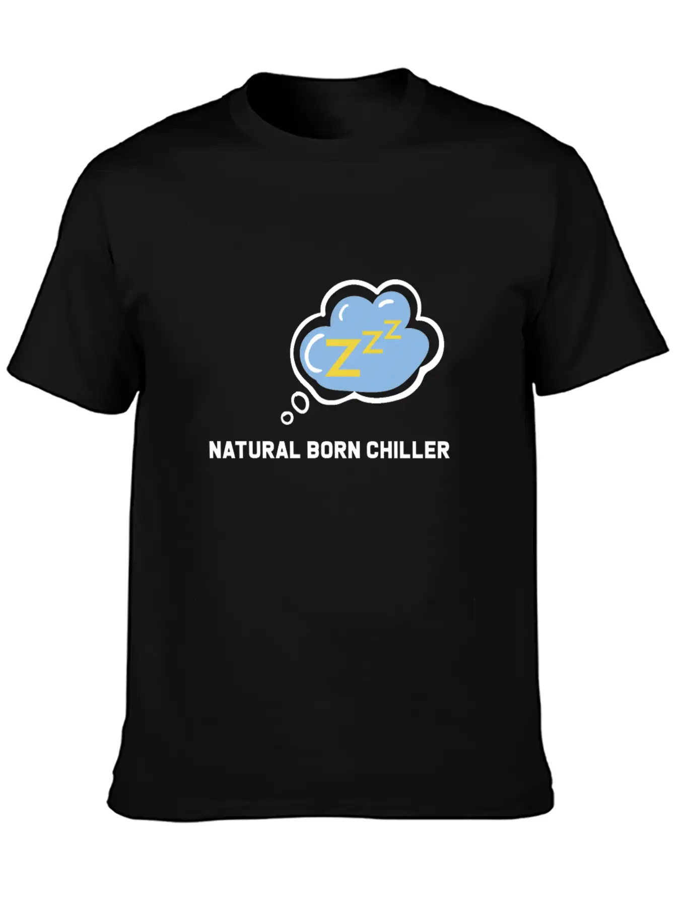 Natural Born Chiller Simple Everyday Graphic Tee – Lightweight Summer Wear