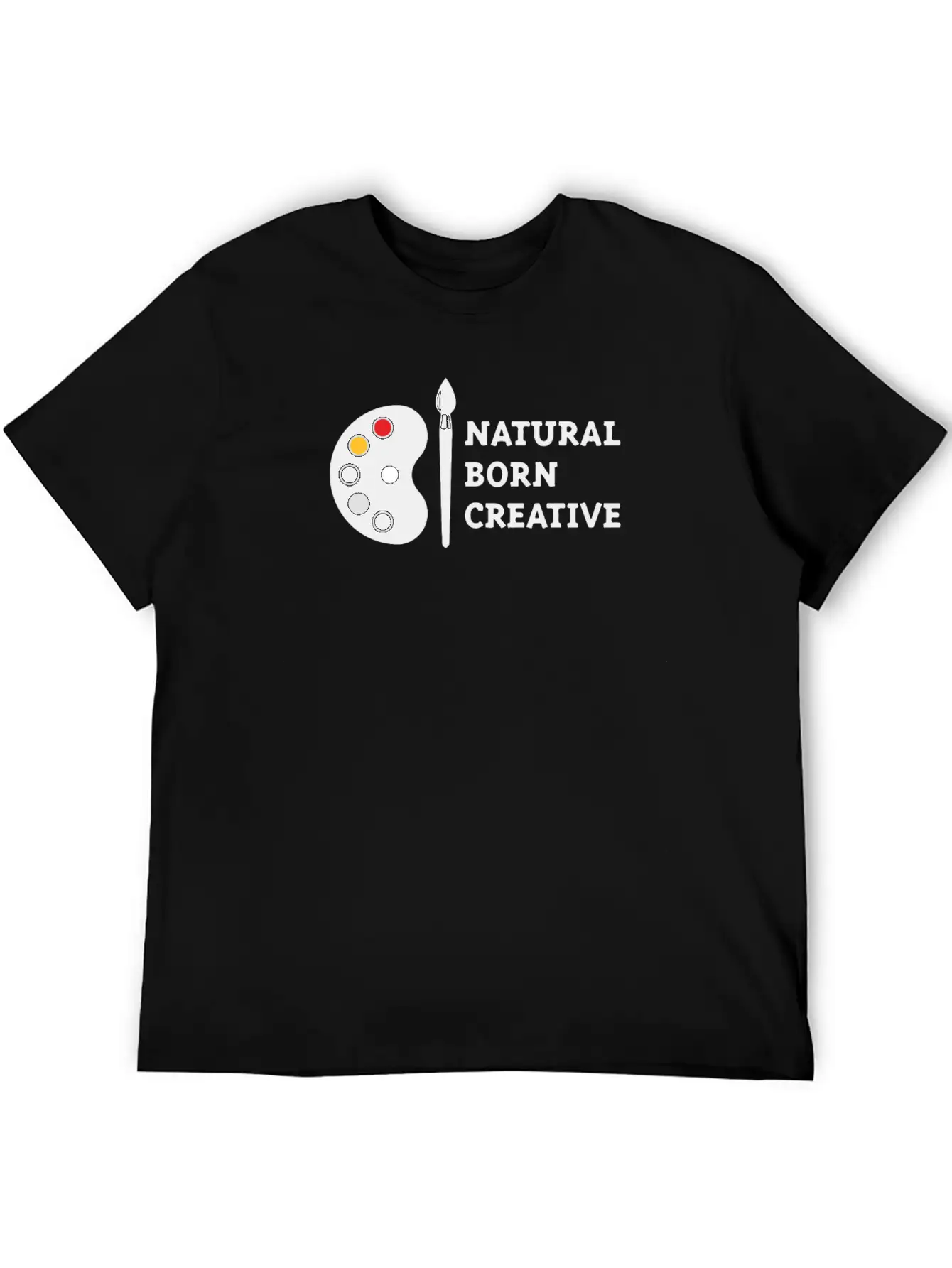Natural Born Creative Stylish Everyday T-Shirt – Unisex Basic Cotton Tee