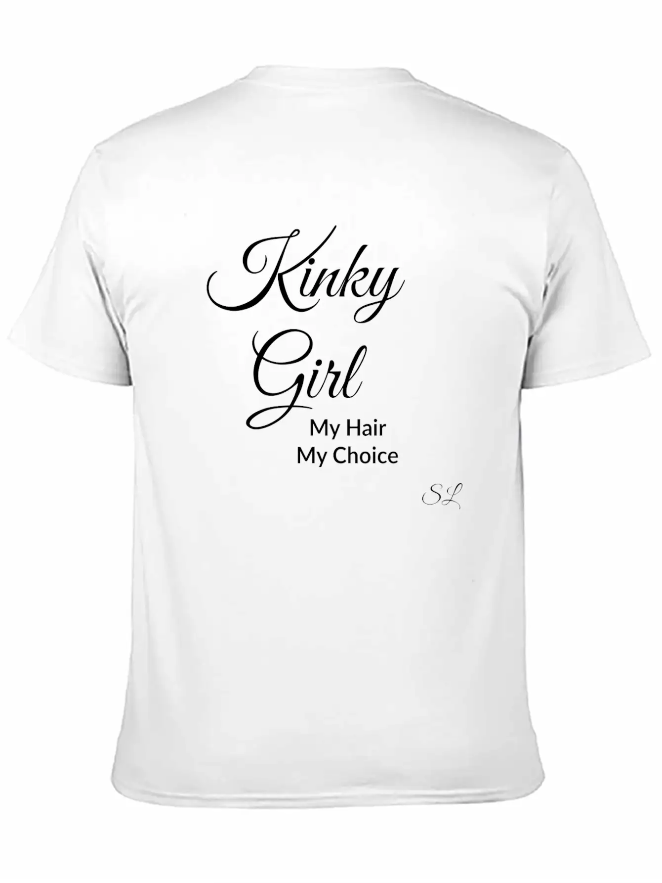Natural Kinky Hair Tee Basic Graphic T-Shirt – Daily Comfort In Soft Cotton