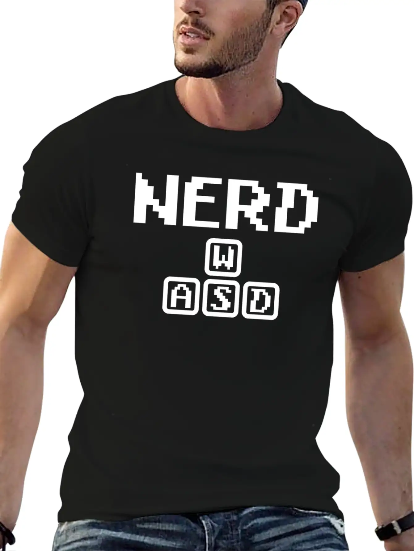 Nerd WASD Stylish Everyday T-Shirt – Unisex Basic Cotton Tee