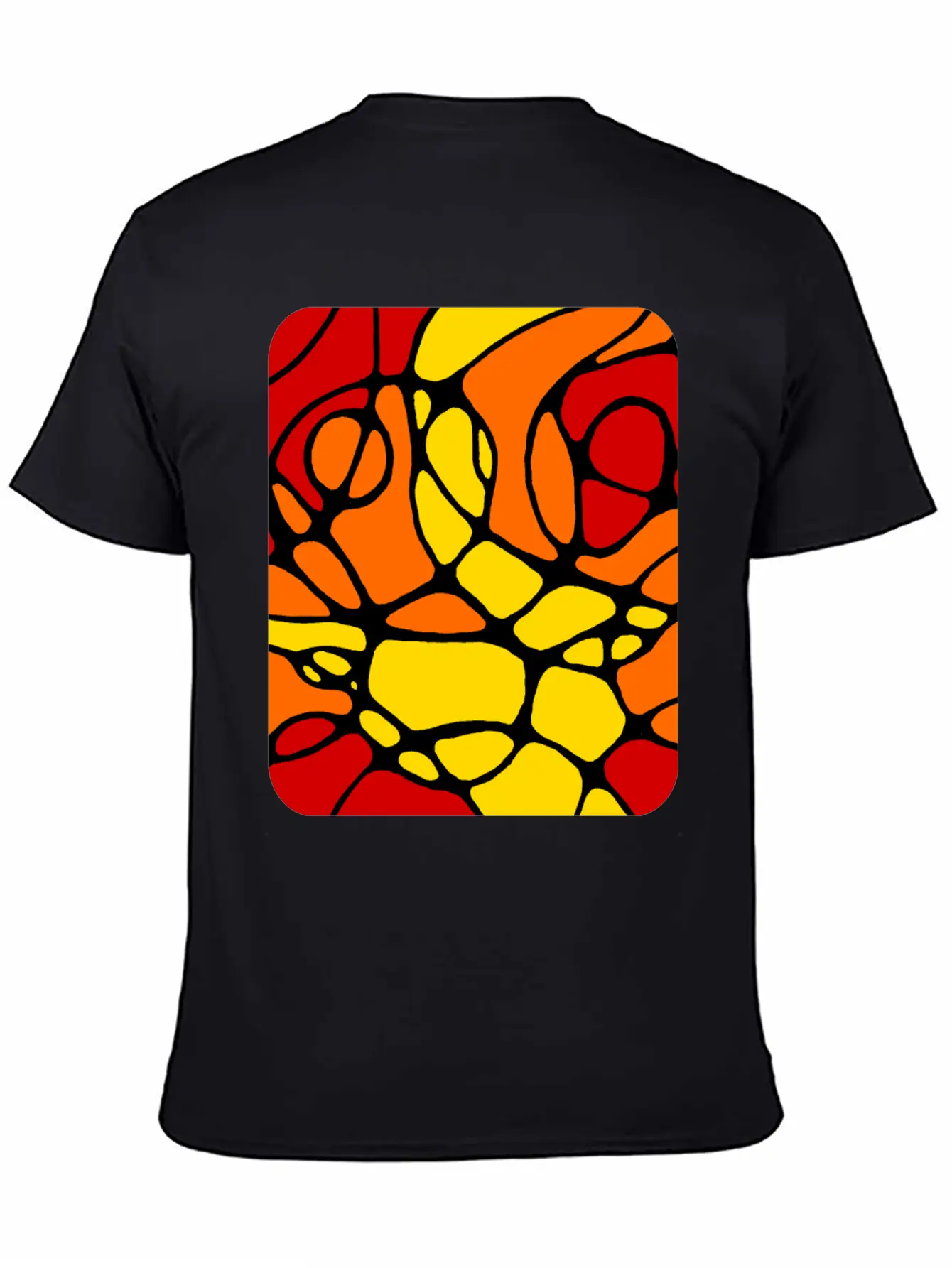 Neuro Graphic Modern Abstract Design Stylish Everyday T-Shirt – Unisex Basic Cotton Tee