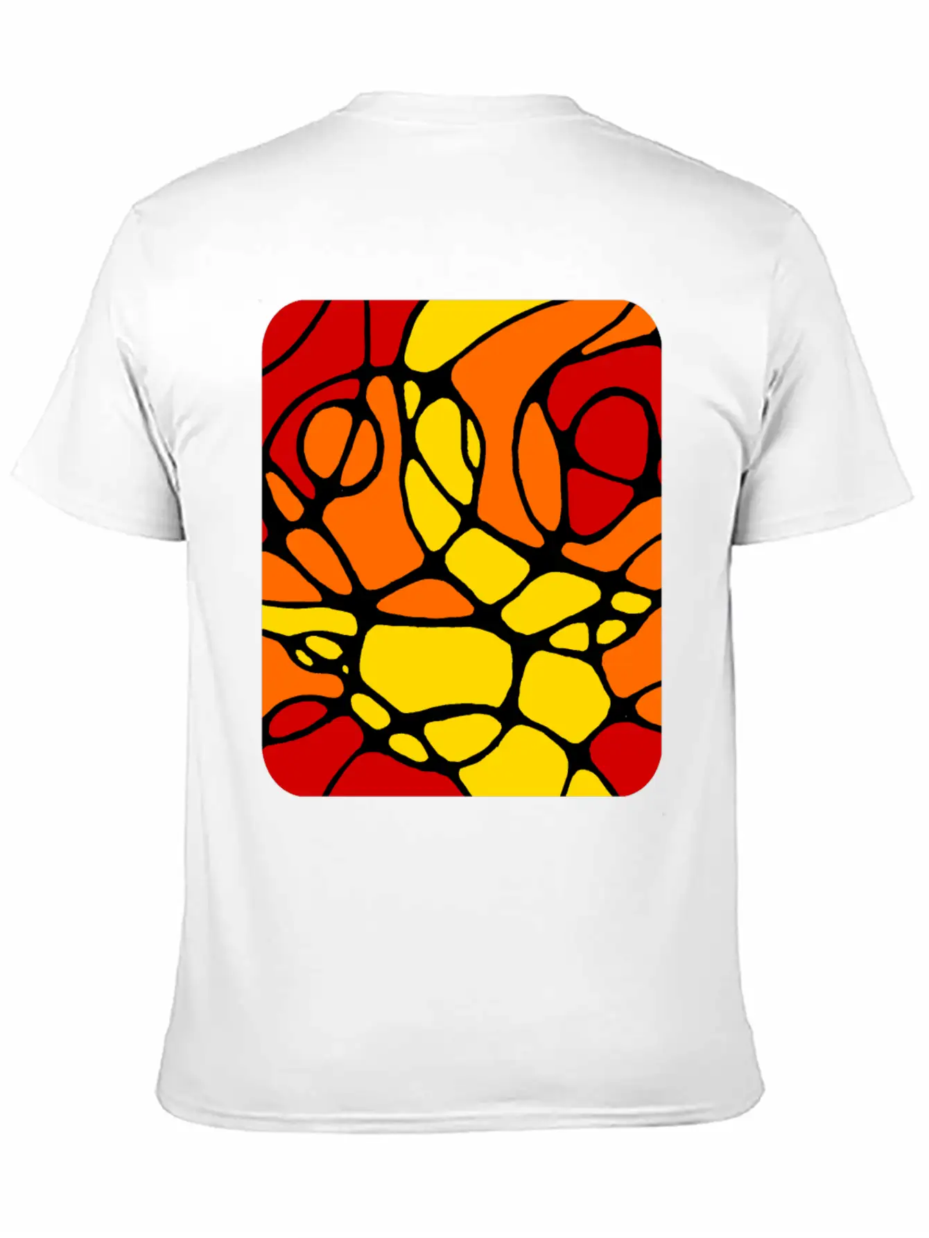 Neuro Graphic Modern Abstract Design Stylish Everyday T-Shirt – Unisex Basic Cotton Tee