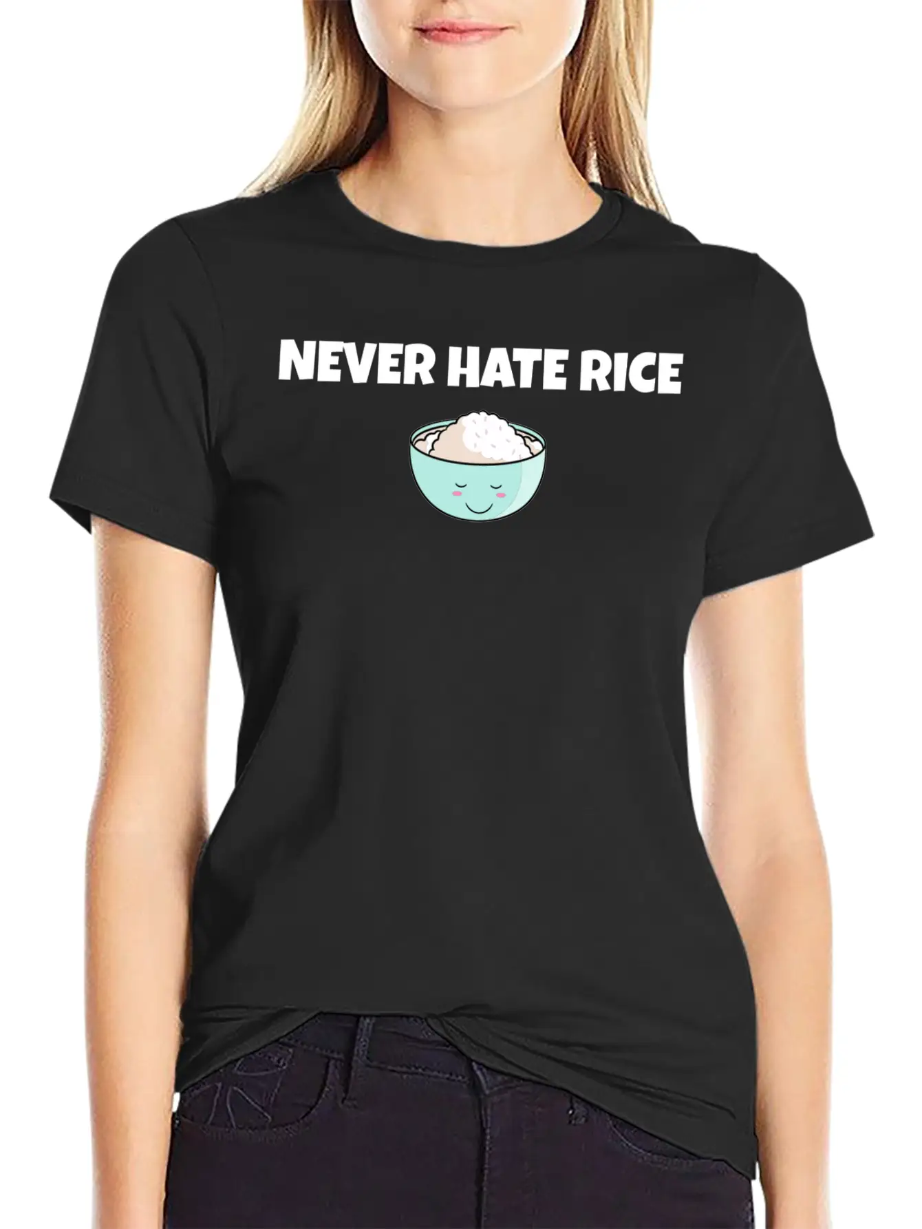 Never Hate Rice Classic Cotton Tee – Unisex Comfort For Any Season