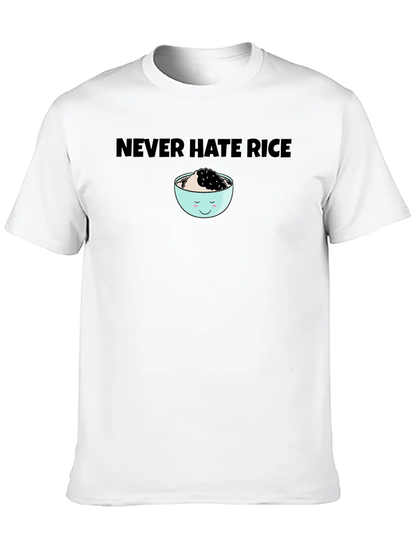 Never Hate Rice Classic Cotton Tee – Unisex Comfort For Any Season