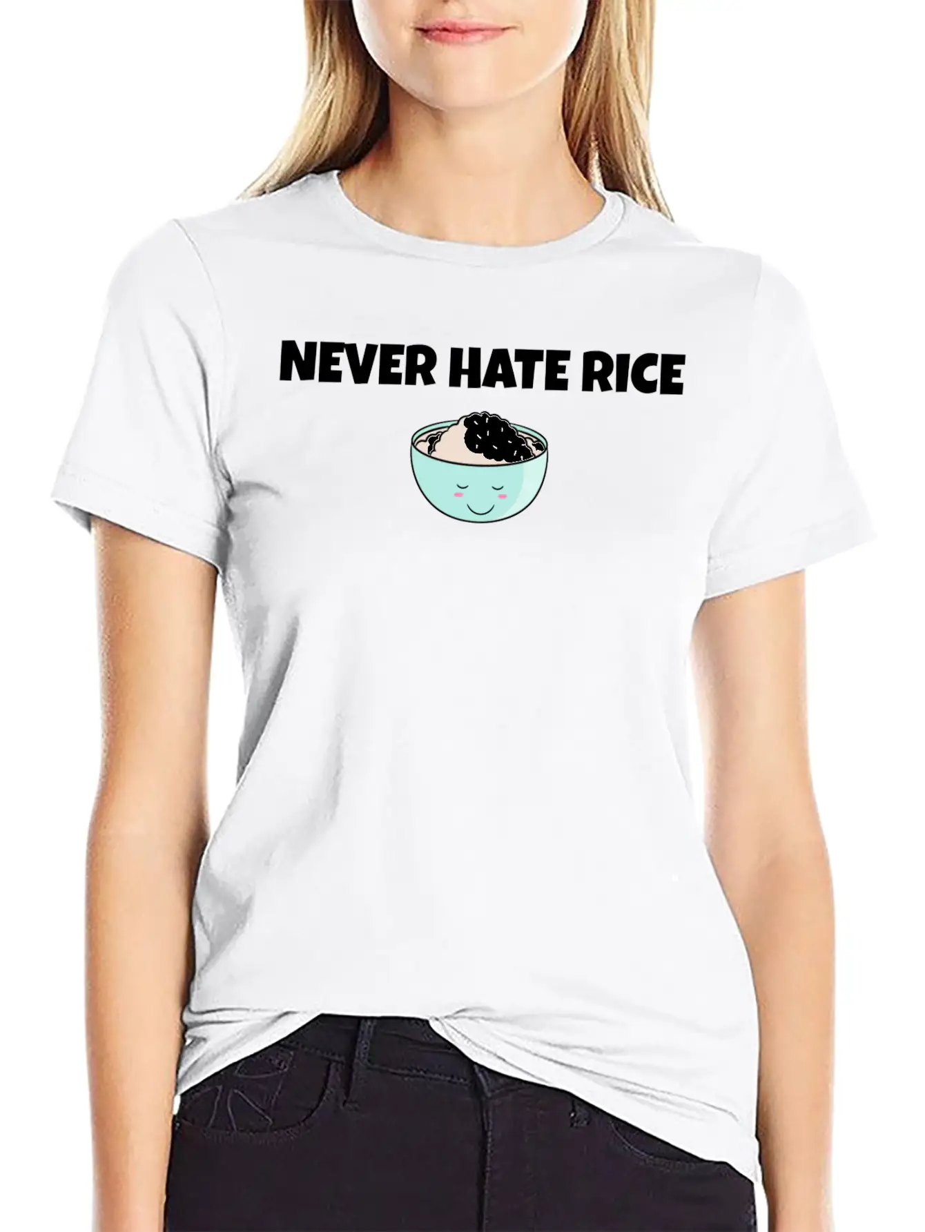 Never Hate Rice Classic Cotton Tee – Unisex Comfort For Any Season