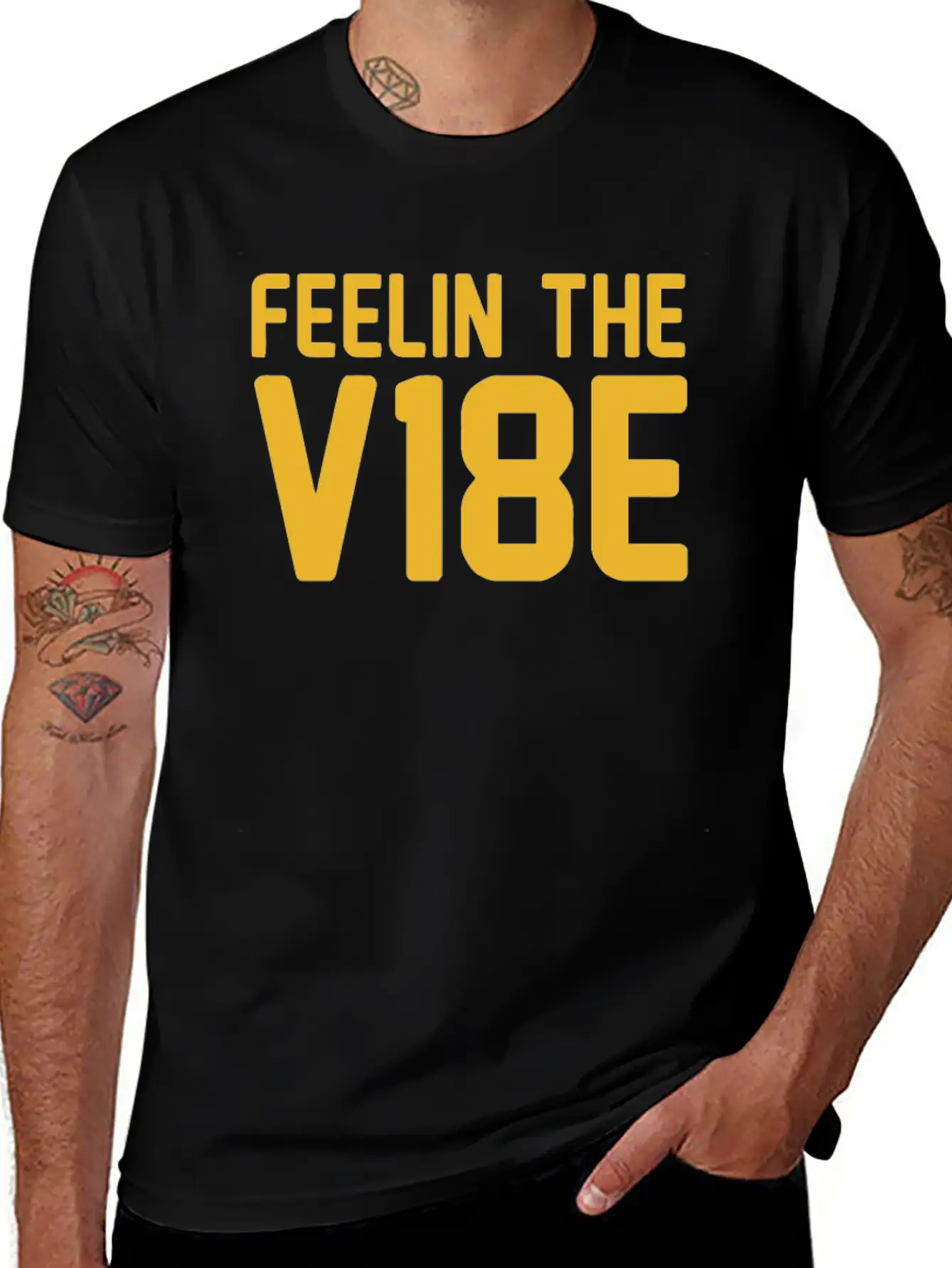 New Design Feeling The V18E Class Best Seller Basic Graphic T-Shirt – Daily Comfort In Soft Cotton