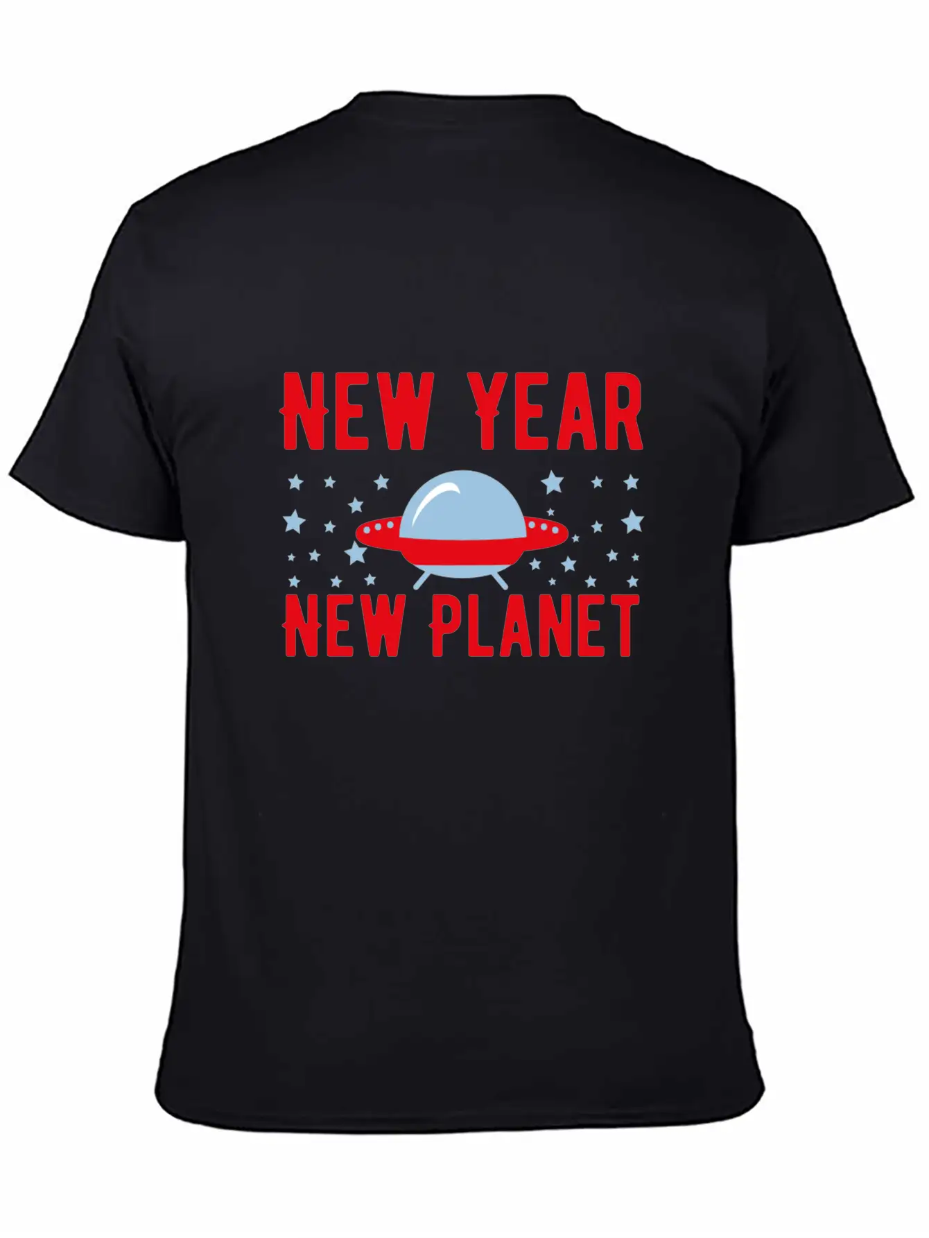 New Year New Planet Stylish Everyday T-Shirt – Unisex Basic Cotton Tee