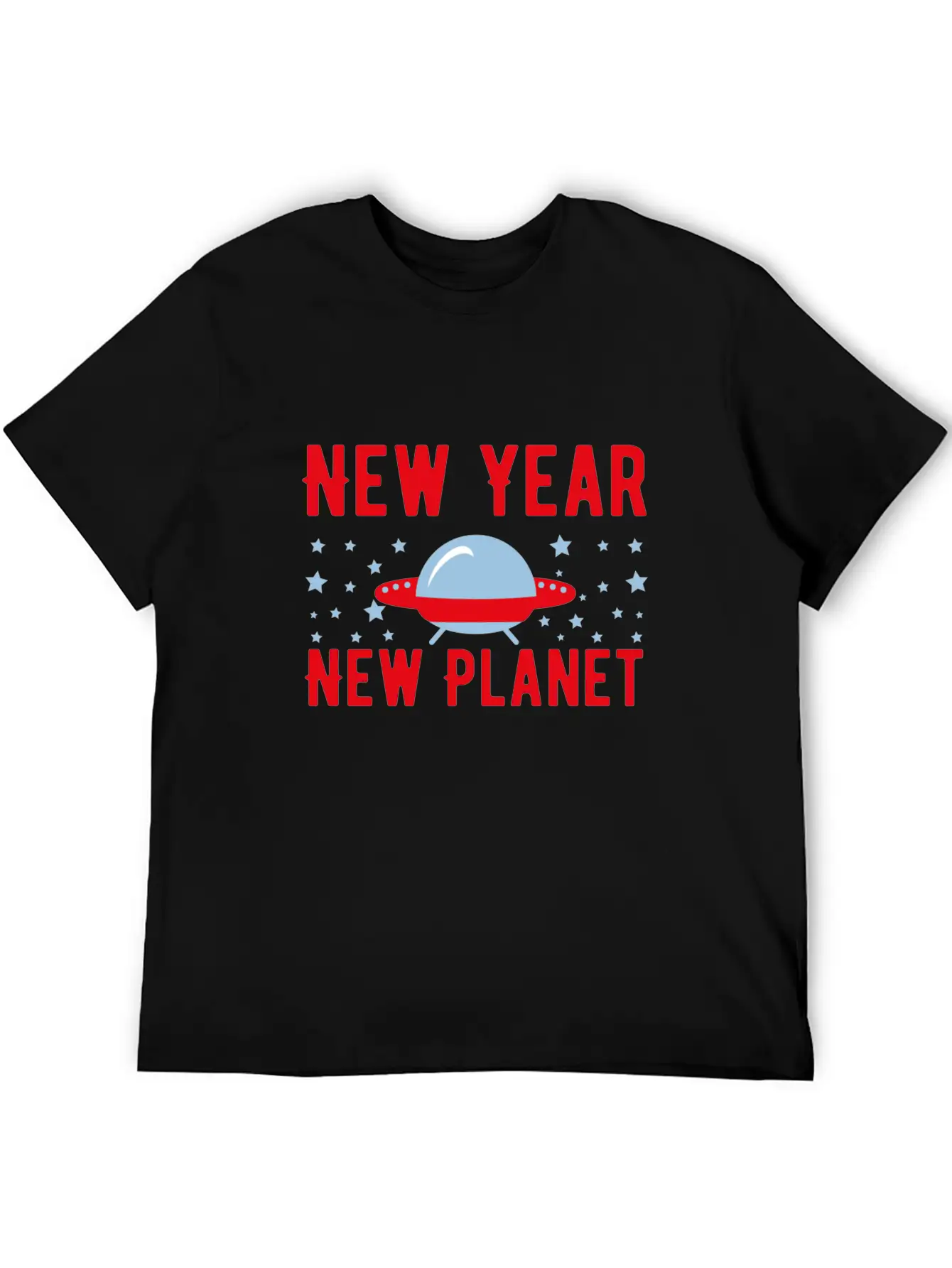 New Year New Planet Stylish Everyday T-Shirt – Unisex Basic Cotton Tee