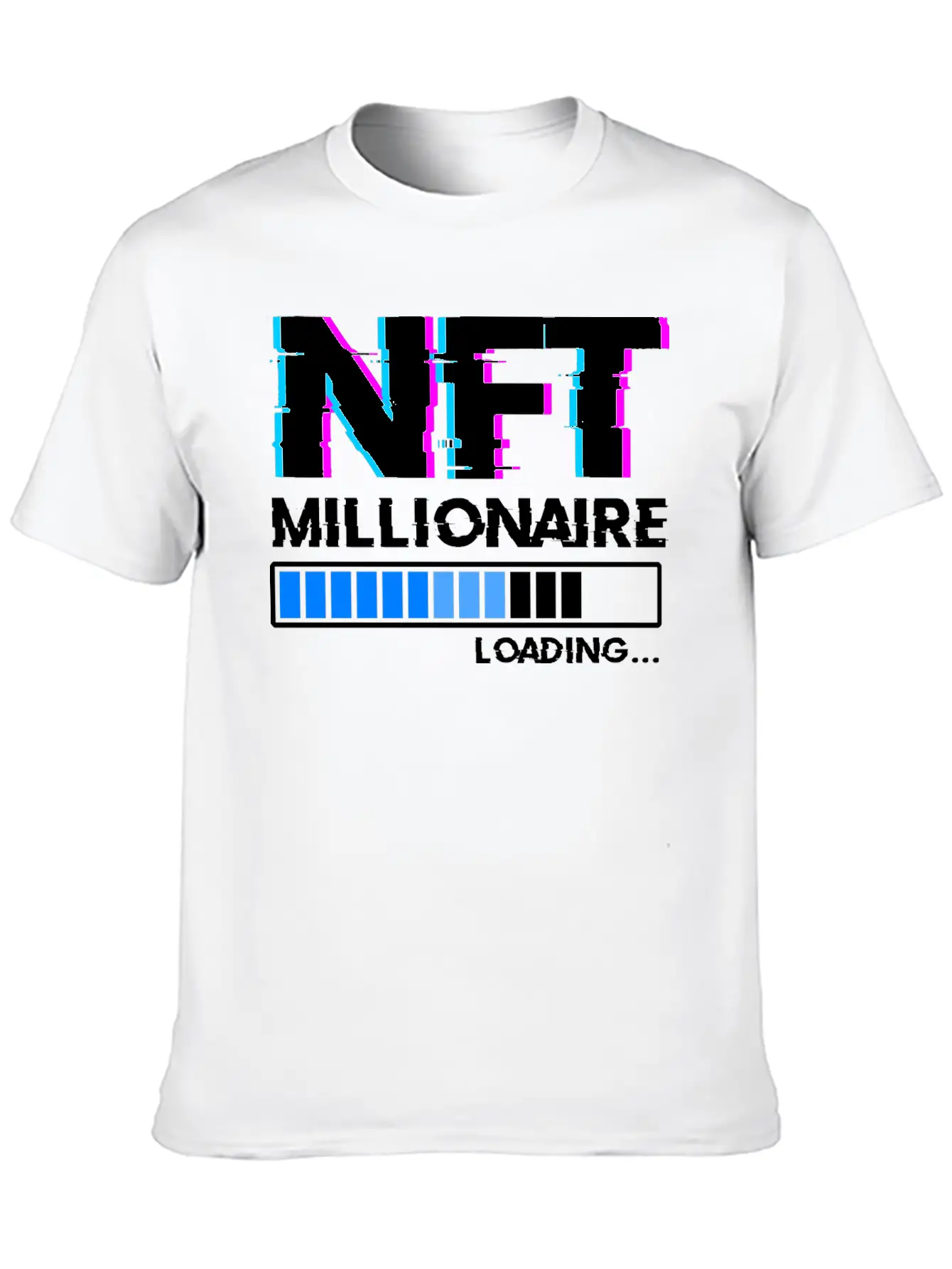 NFT Millionaire Loading Non Fungible Tokens Classic Cotton Tee – Unisex Comfort For Any Season