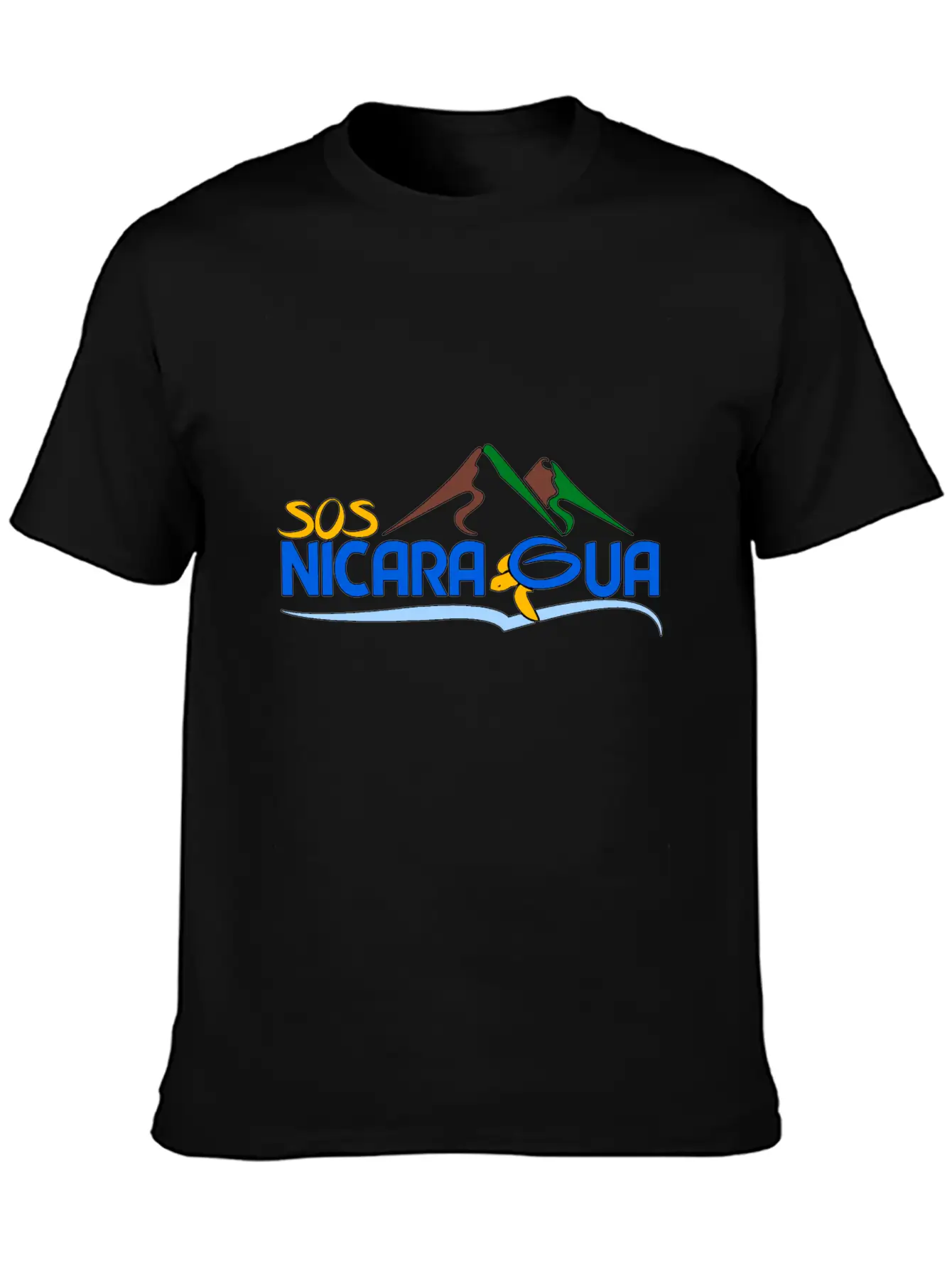 Nicaragua Land Of Lakes And Volcanoes Casual Graphic T-Shirt – Simple And Comfortable Daily Wear