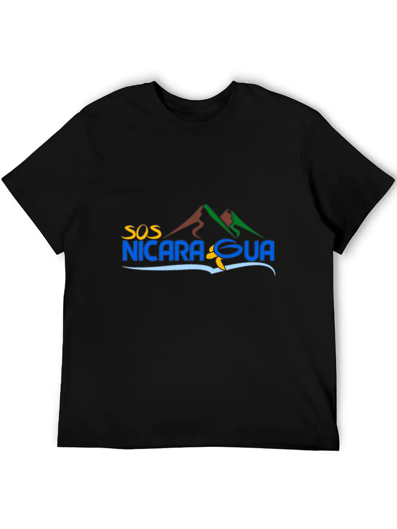 Nicaragua Land Of Lakes And Volcanoes Casual Graphic T-Shirt – Simple And Comfortable Daily Wear