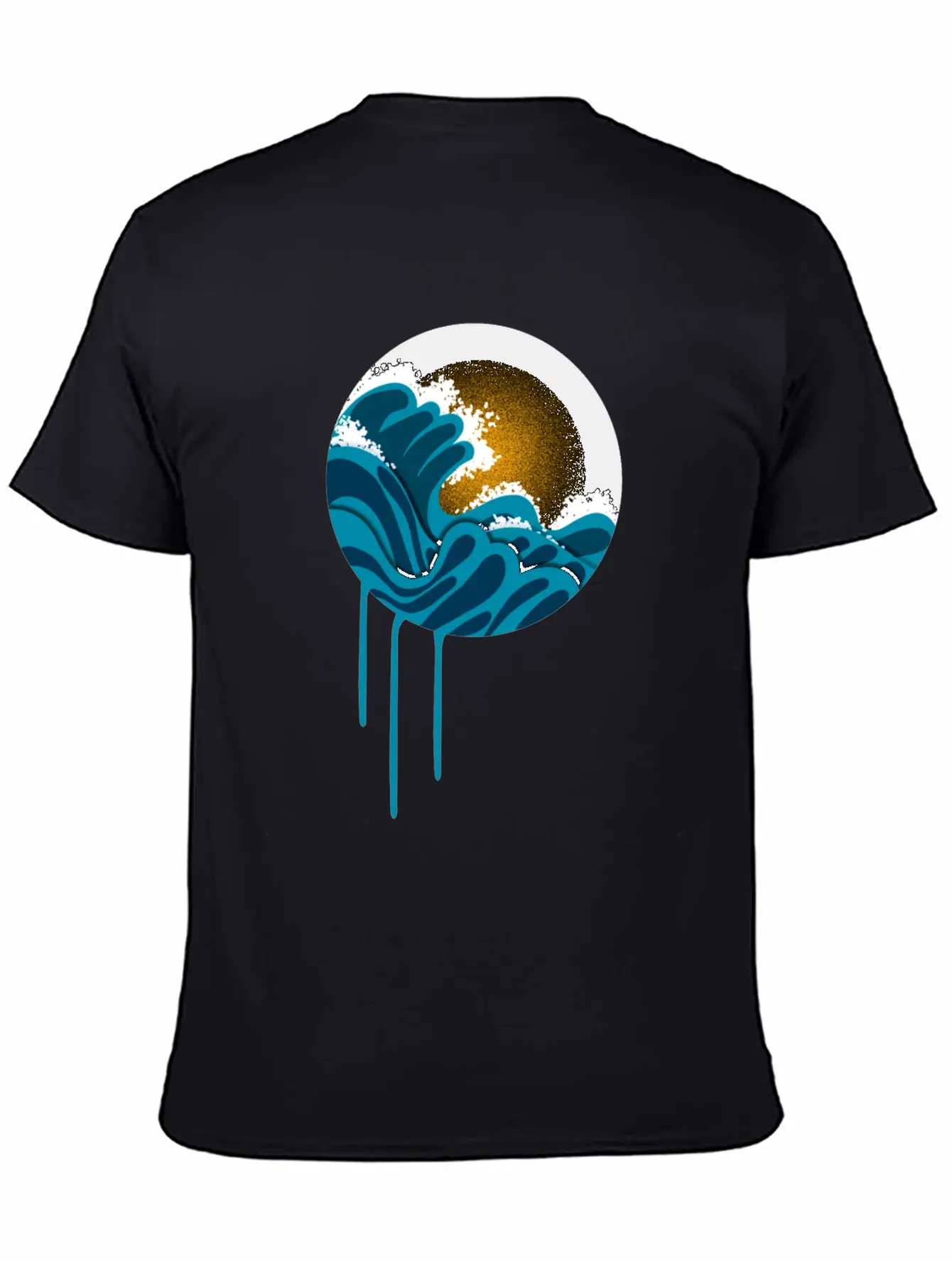 Night In The Ocean Basic Graphic T-Shirt – Daily Comfort In Soft Cotton