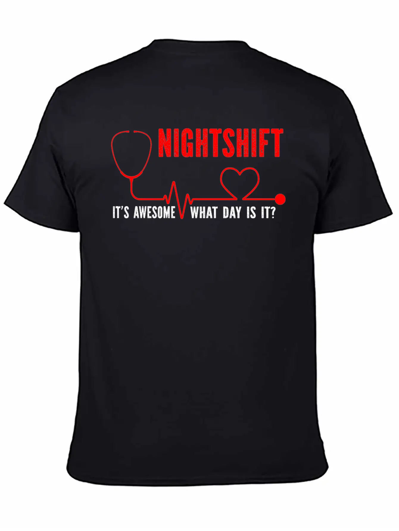 Nightshift It’s Awesome Basic Graphic T-Shirt – Daily Comfort In Soft Cotton