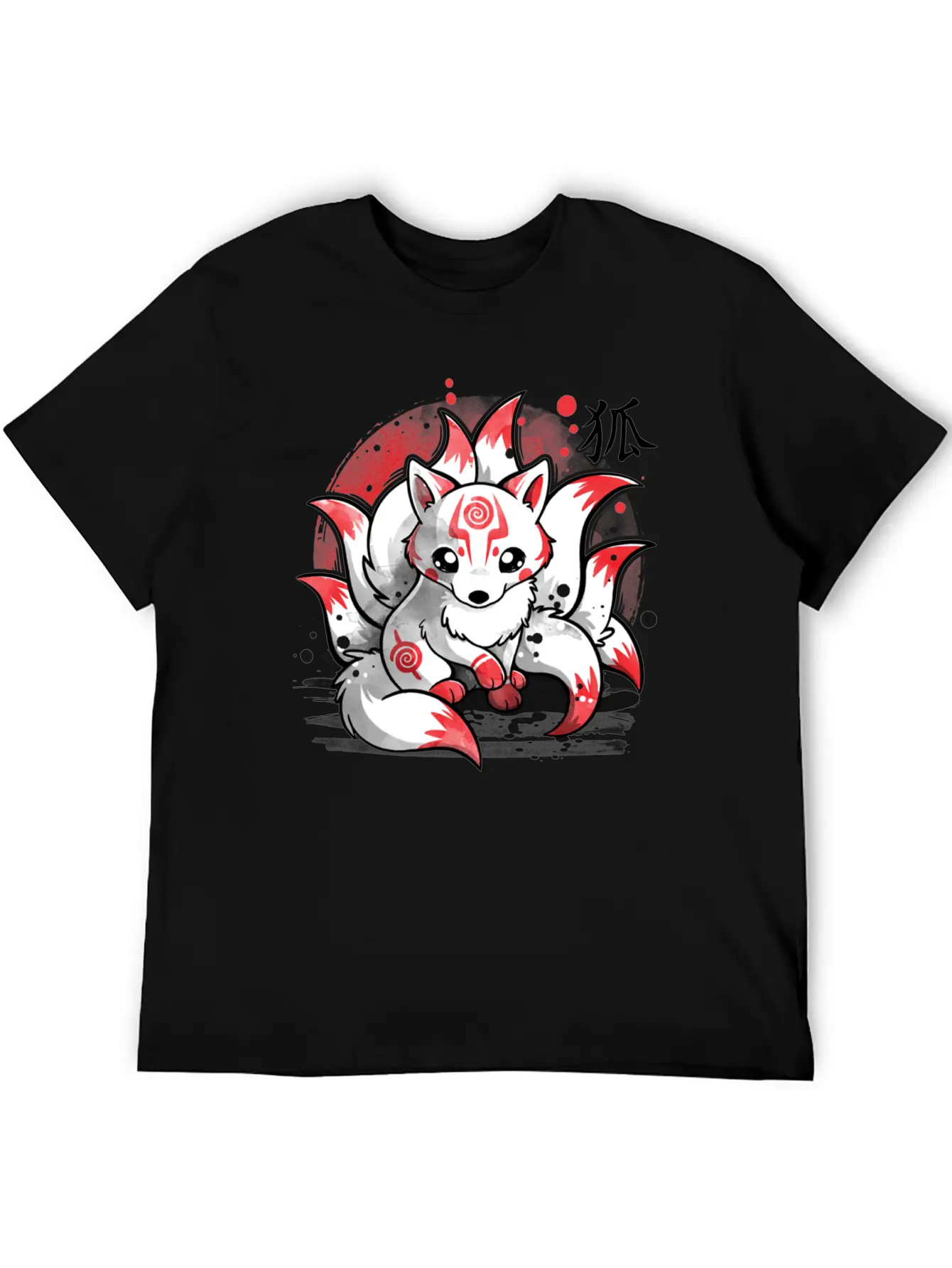 Nine Tailed Fox Spirit Stylish Everyday T-Shirt – Unisex Basic Cotton Tee