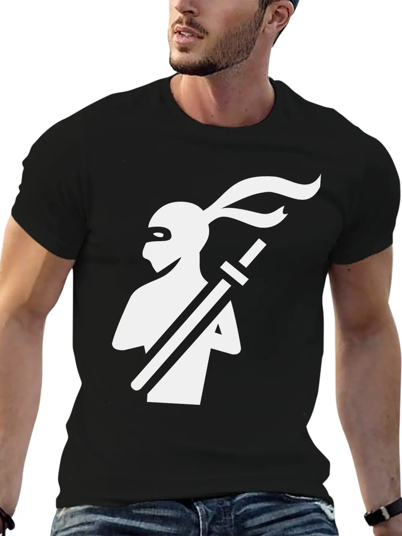Ninja Back Stylish Everyday T-Shirt – Unisex Basic Cotton Tee