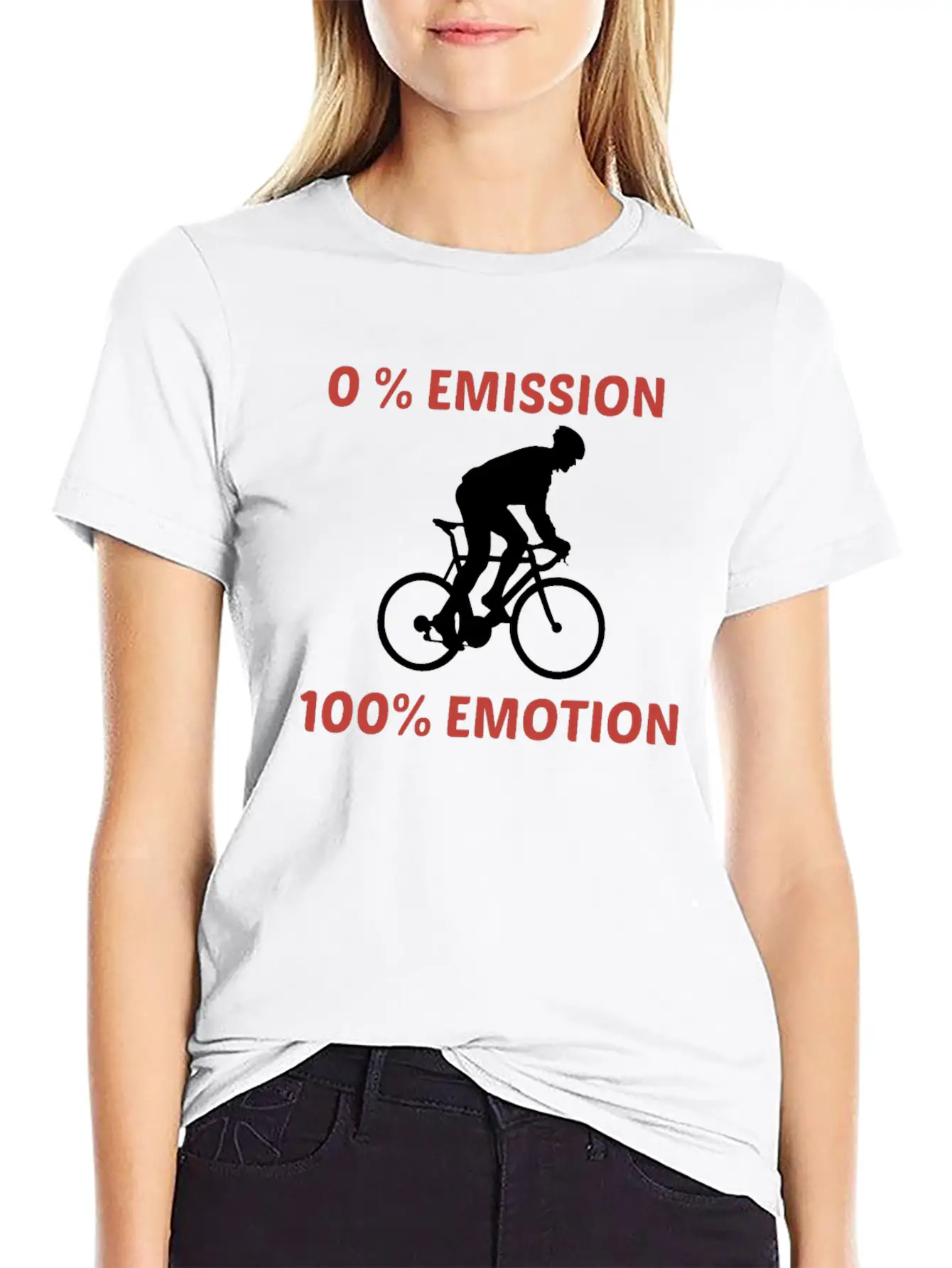 No Emission100% Emotions Cyclists Basic Graphic T-Shirt – Daily Comfort In Soft Cotton