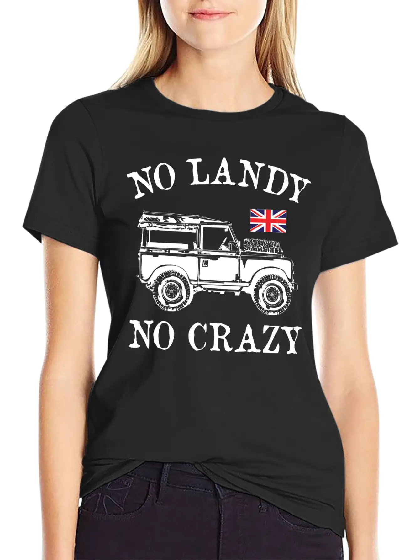 No Landy No Crazy Stylish Everyday T-Shirt – Unisex Basic Cotton Tee
