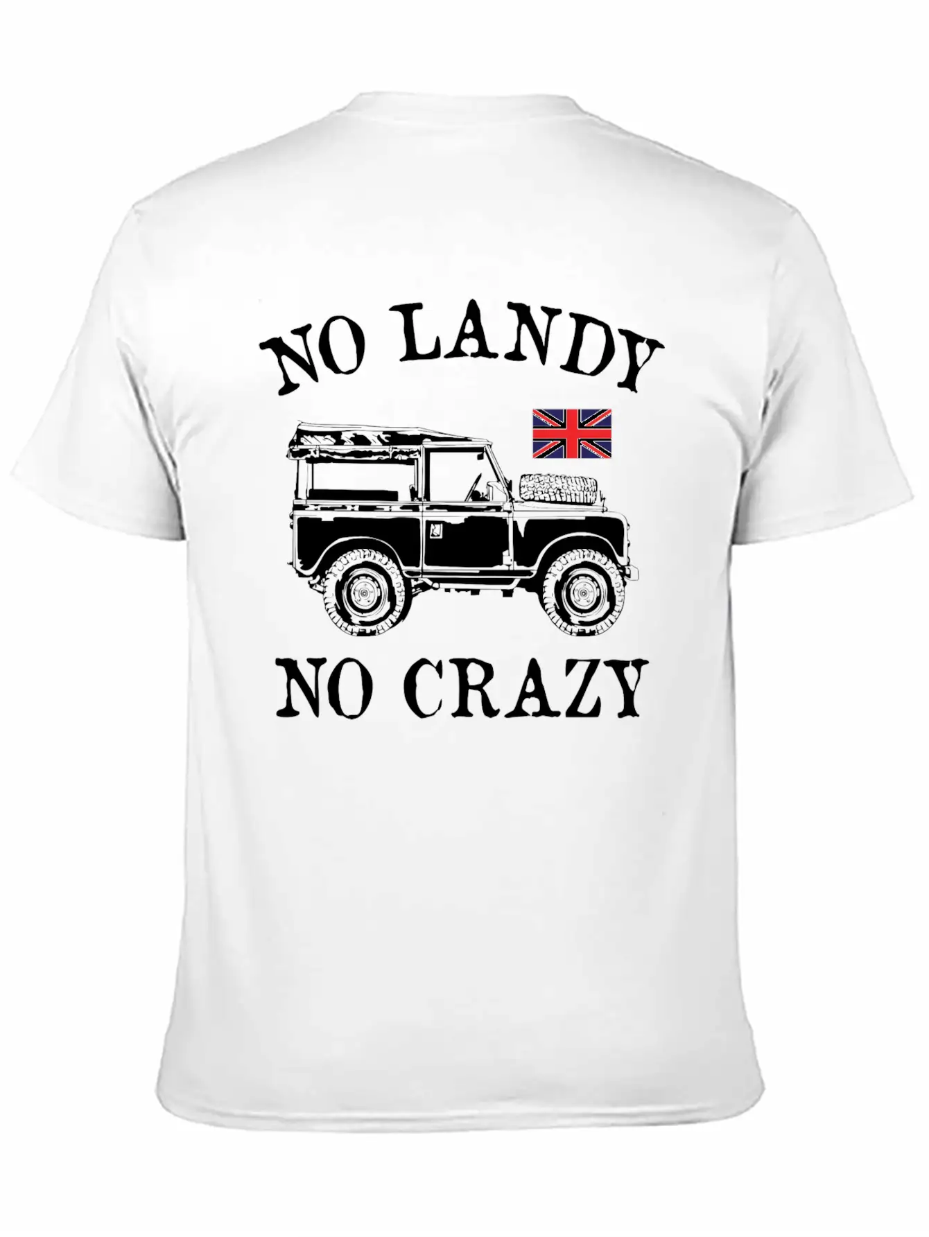 No Landy No Crazy Stylish Everyday T-Shirt – Unisex Basic Cotton Tee