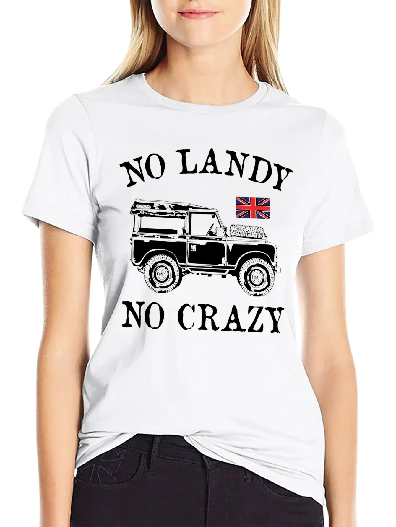 No Landy No Crazy Stylish Everyday T-Shirt – Unisex Basic Cotton Tee