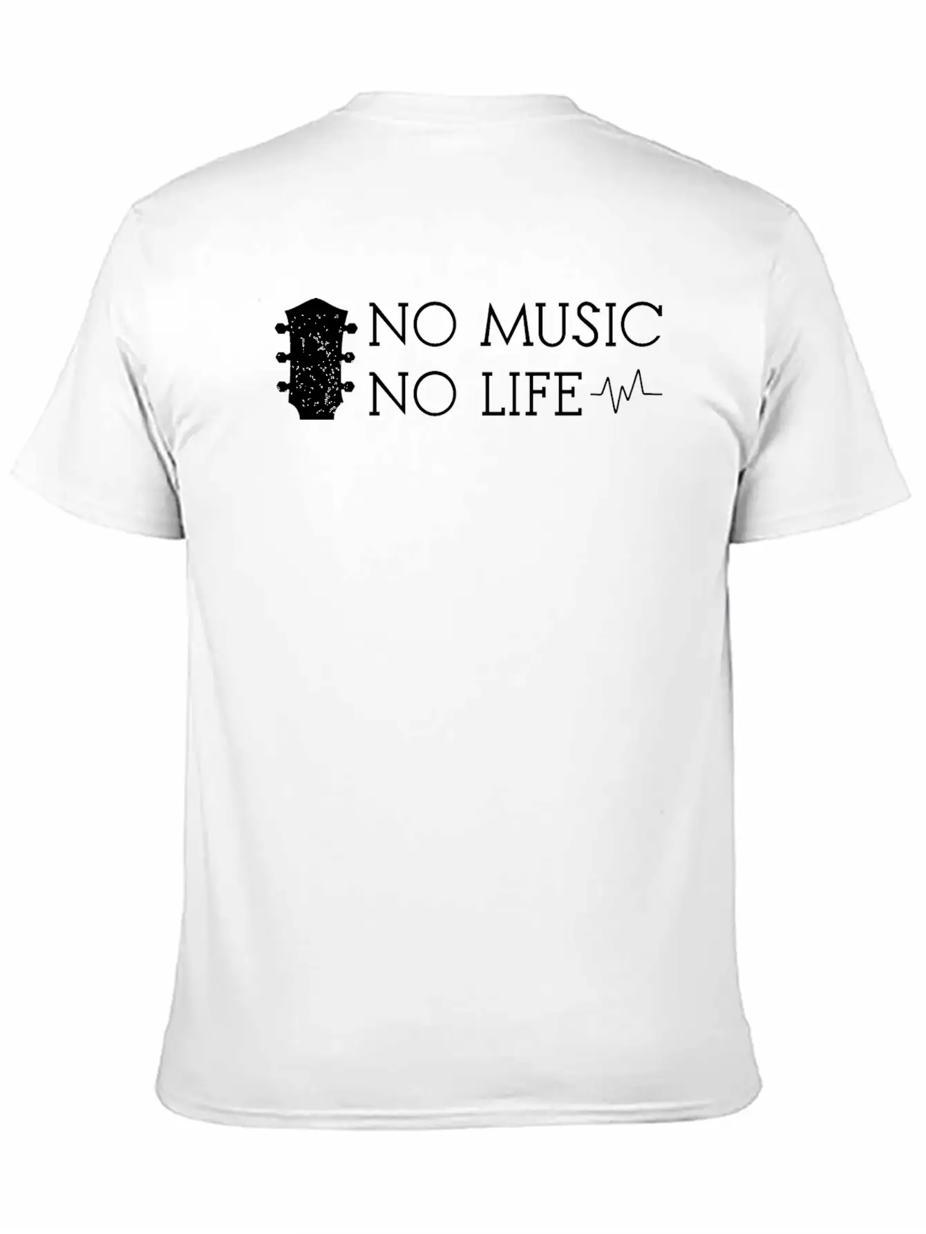 No Music No Life Unisex Cotton Tee – Relaxed Fit For Any Occasion