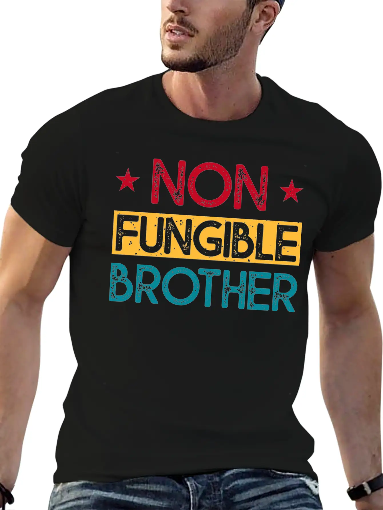 Non Fungible Brother Classic Cotton Tee – Unisex Comfort For Any Season