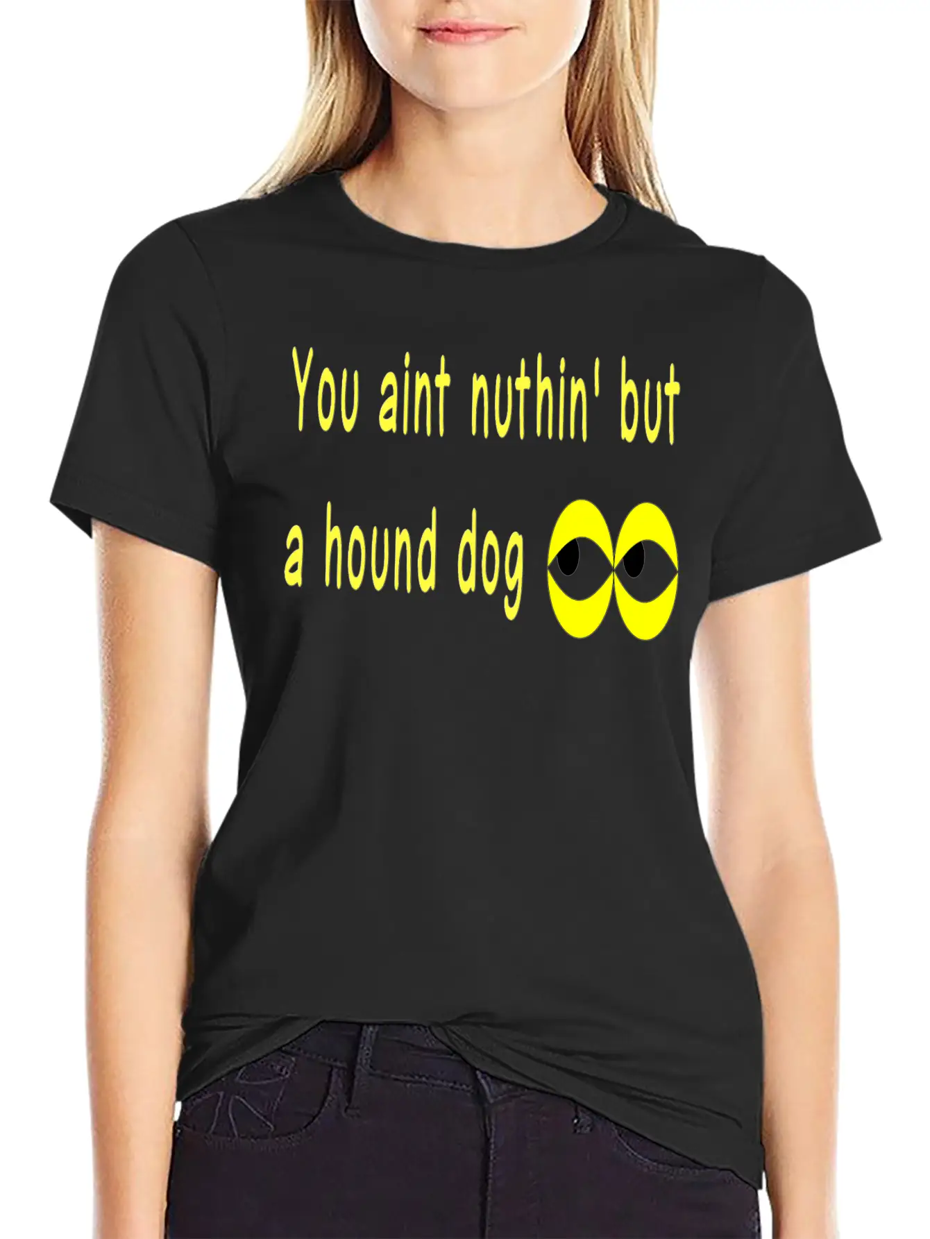 Nuthin But A Hound Dog Oldies Song Title Classic Cotton Tee – Unisex Comfort For Any Season