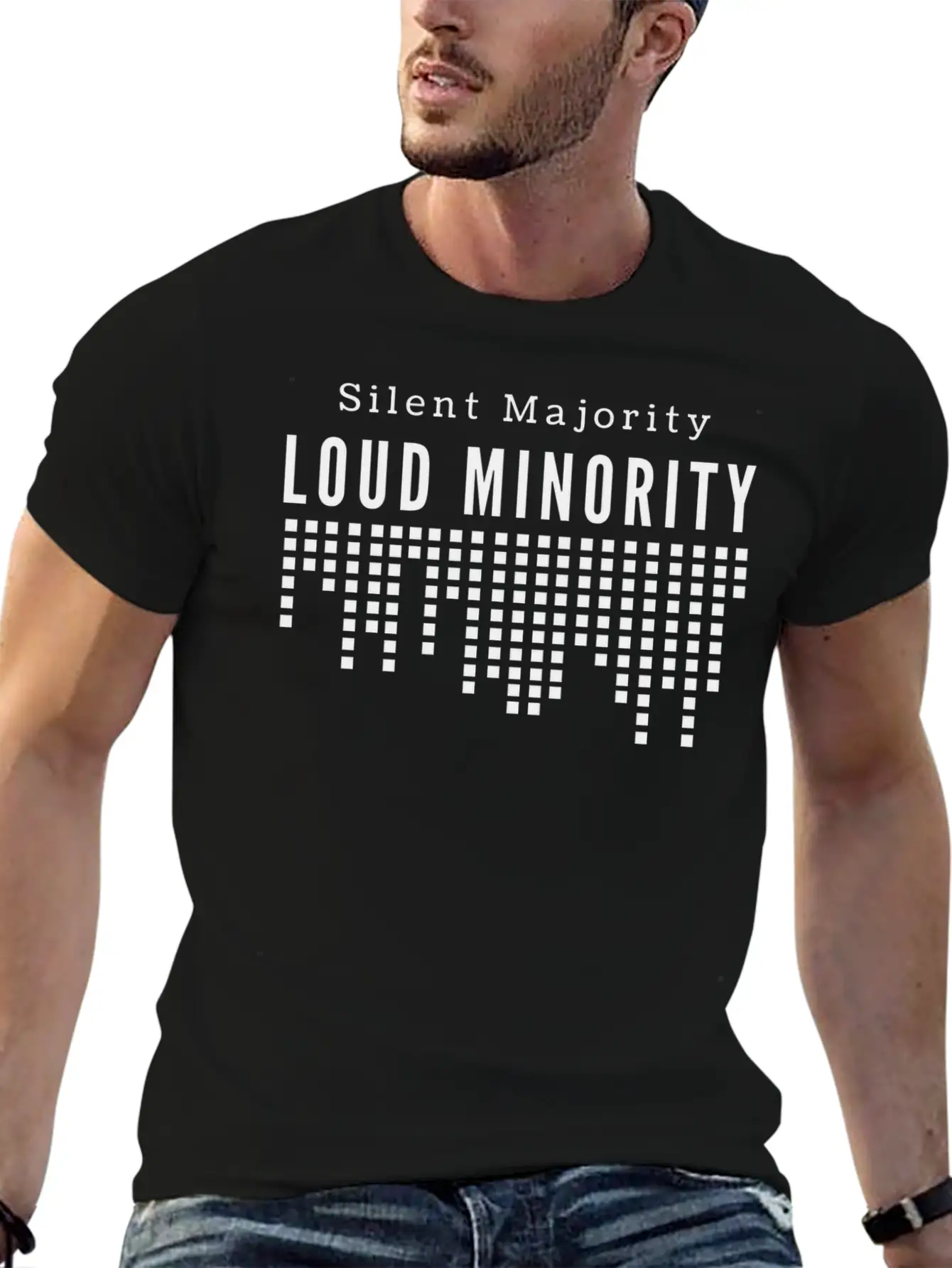 Oligarchy Silent Majority Loud Minority Stylish Everyday T-Shirt – Unisex Basic Cotton Tee